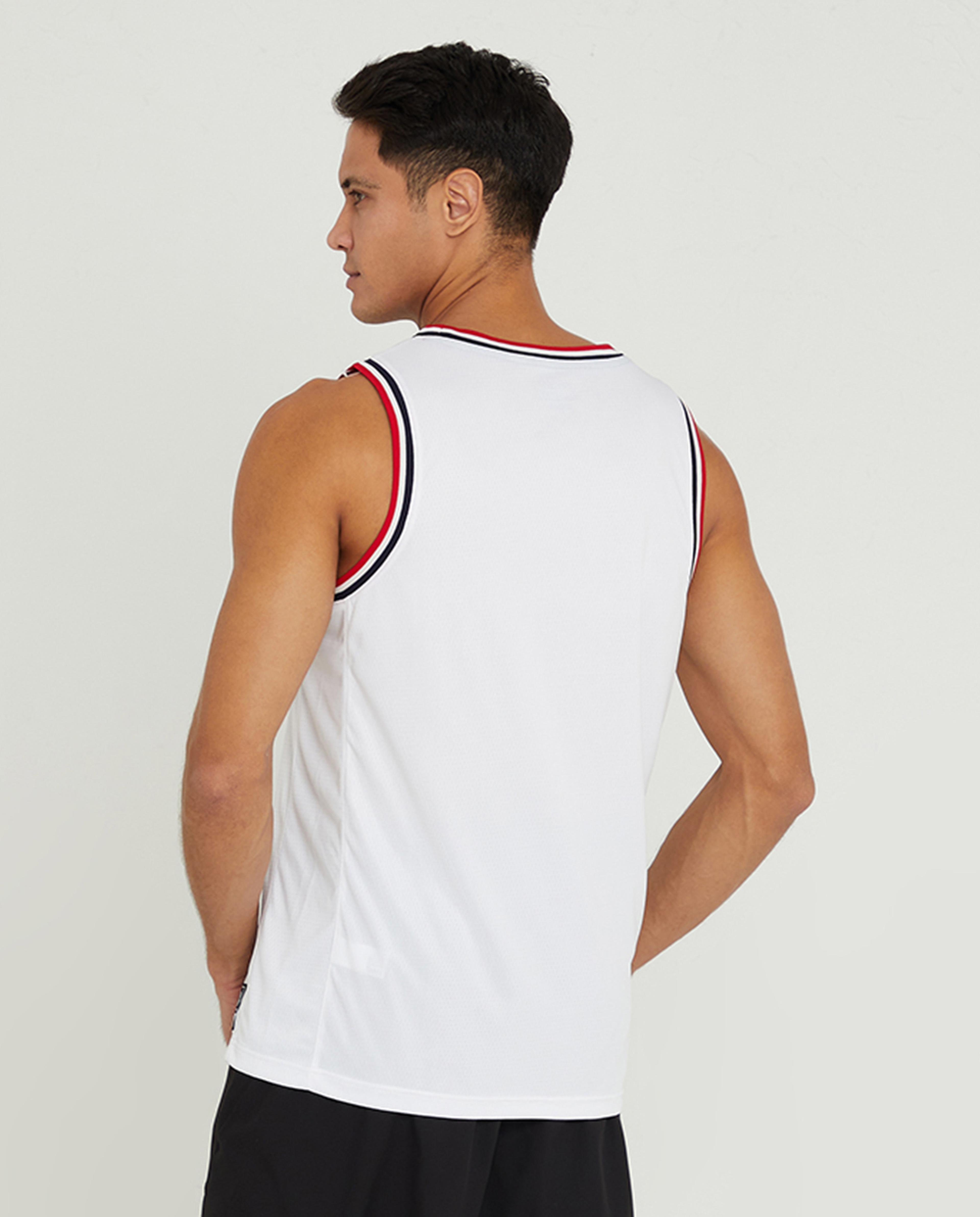 White Activewear Tank Vest