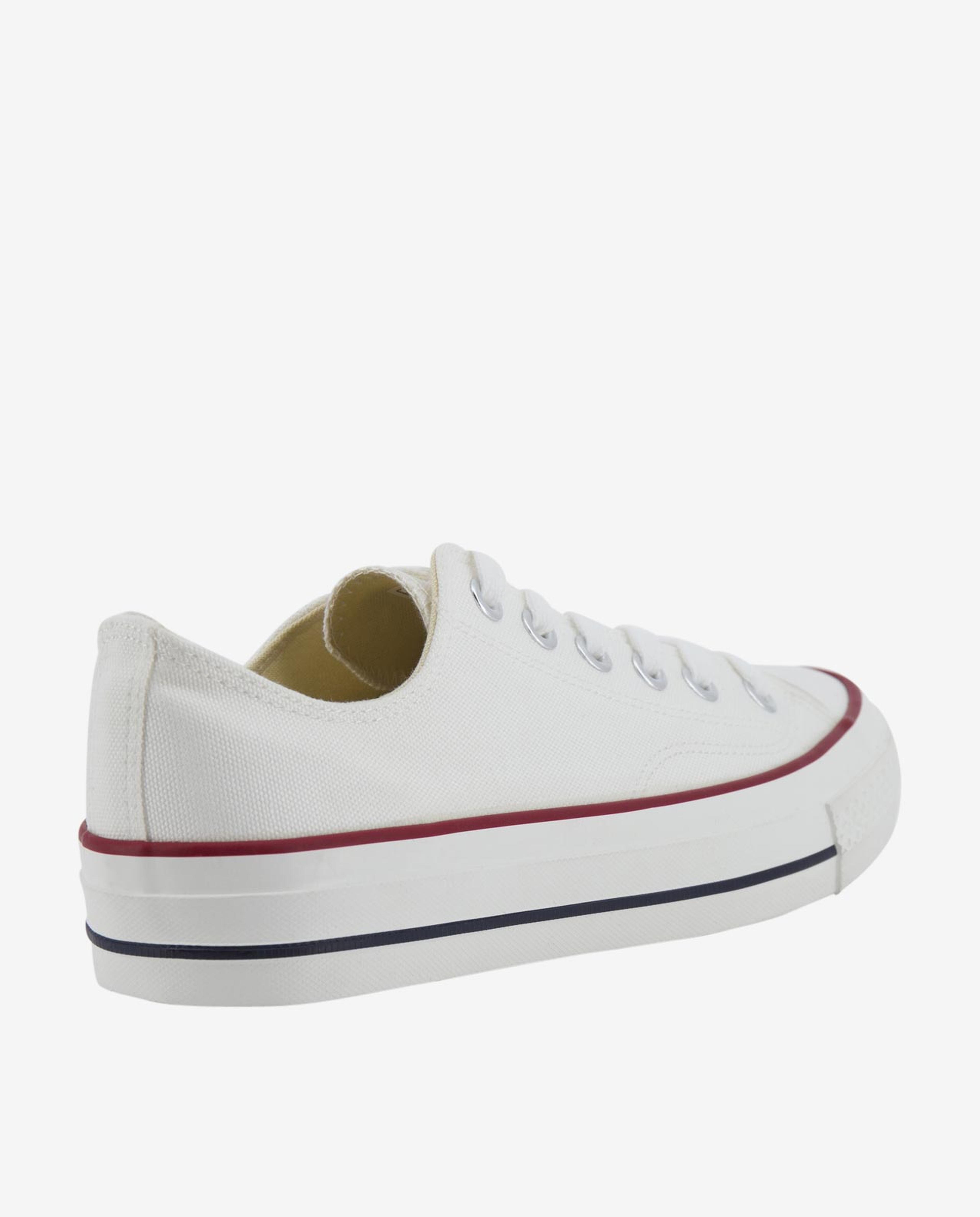 White Canvas Shoes