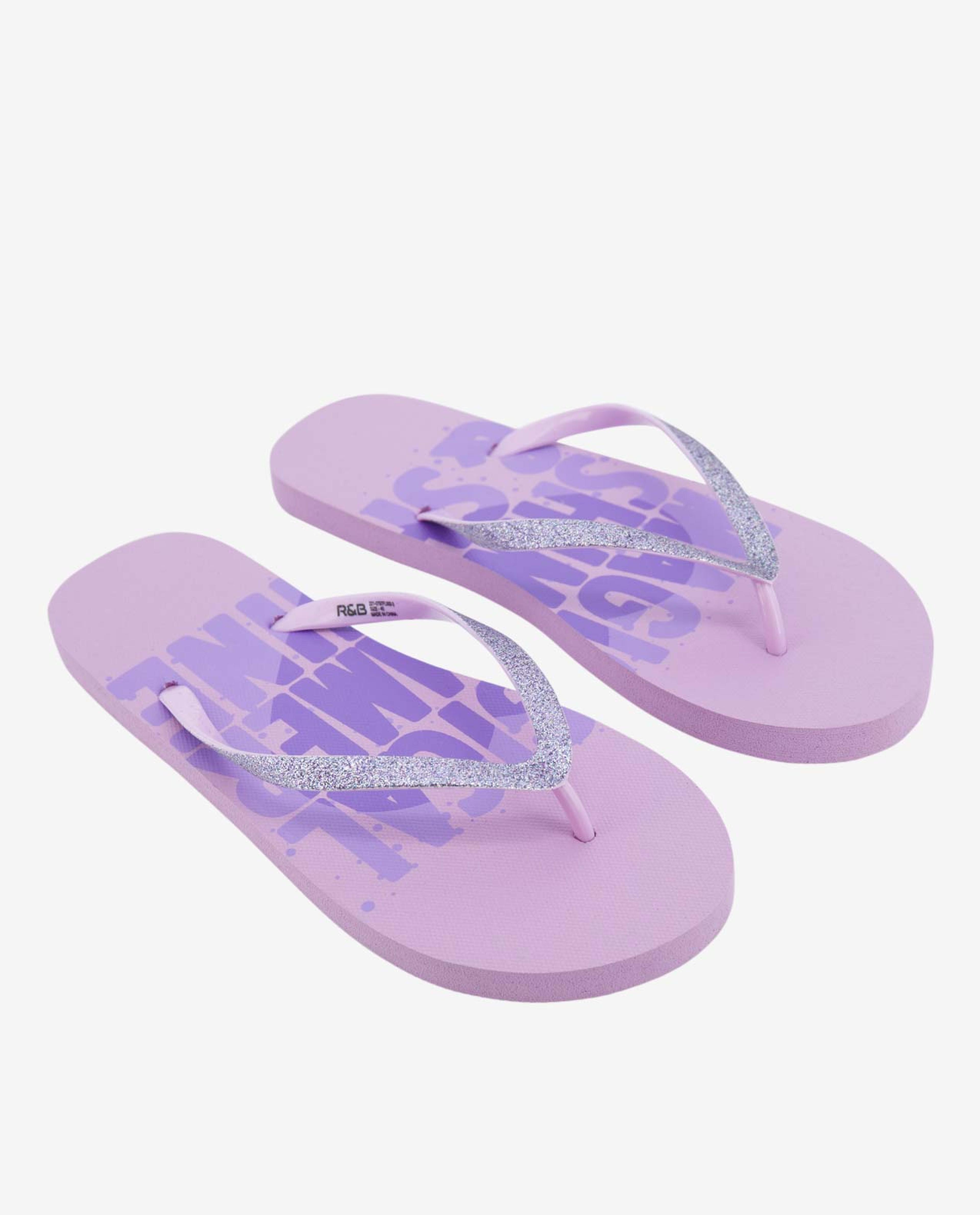 Purple Flip Flops