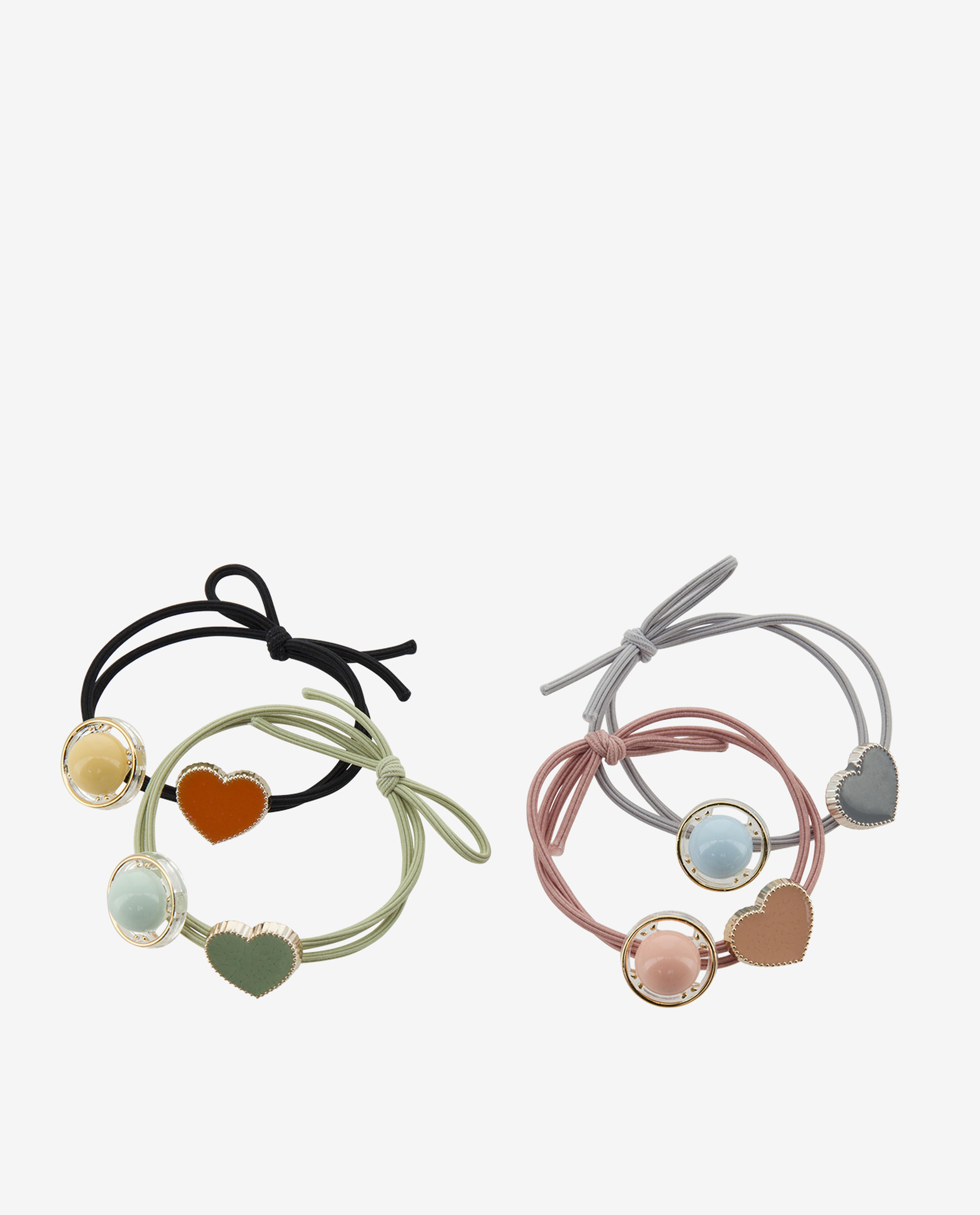 Multi Ponytail Hair Band- 4 Pcs