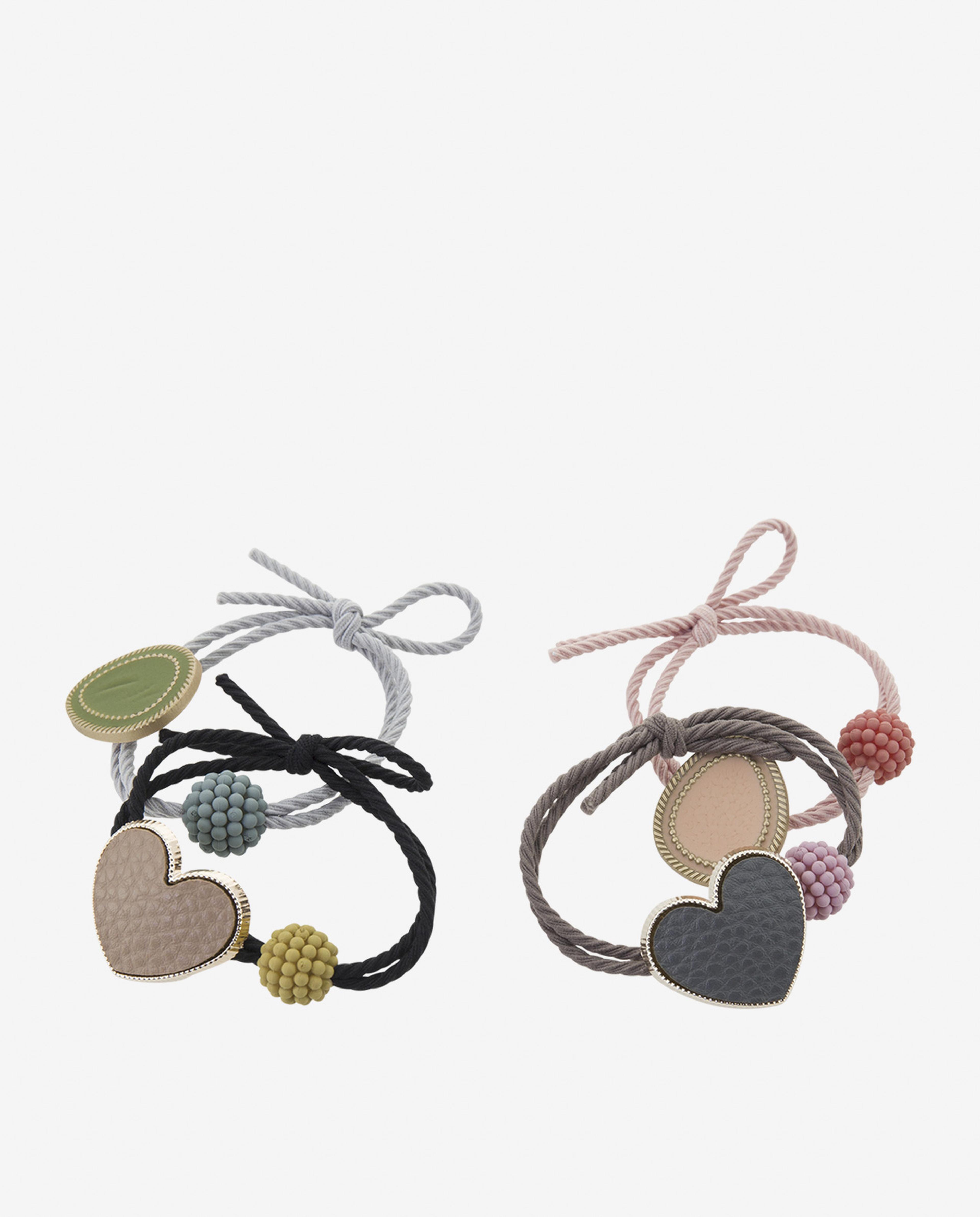 Multi Ponytail Hair Band- 4 Pcs
