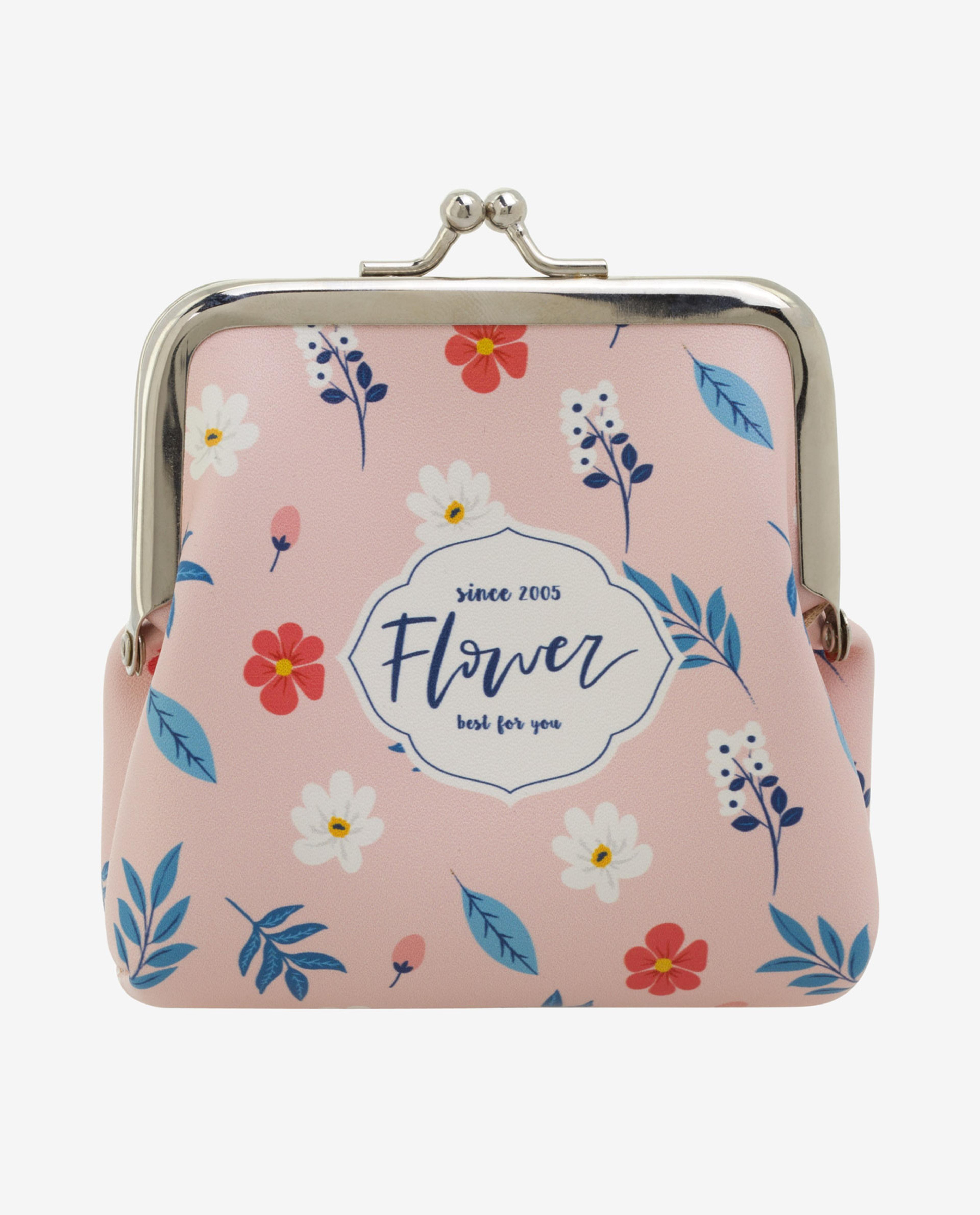 Pink Alyesha Leather Wallet