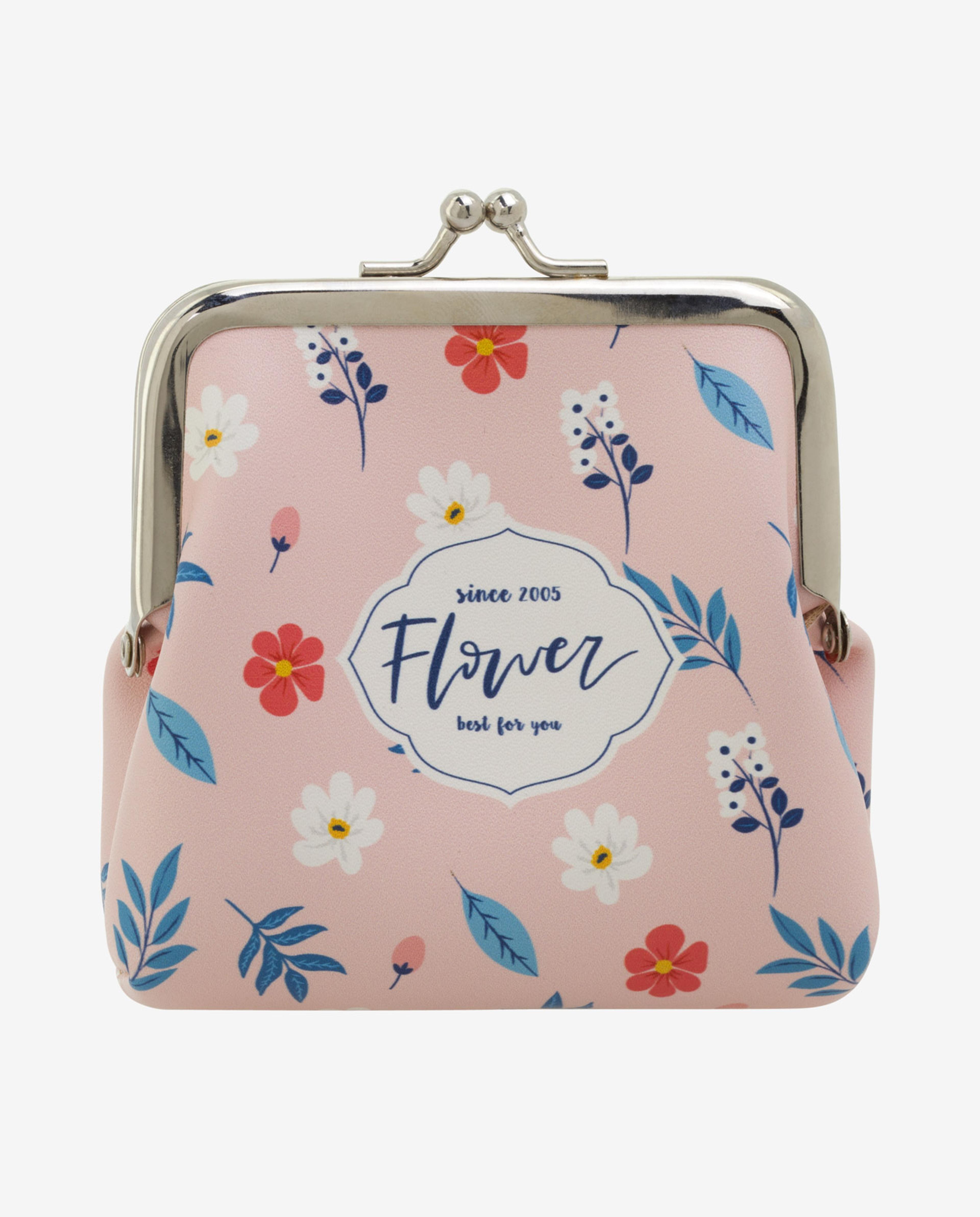 Pink Alyesha Leather Wallet