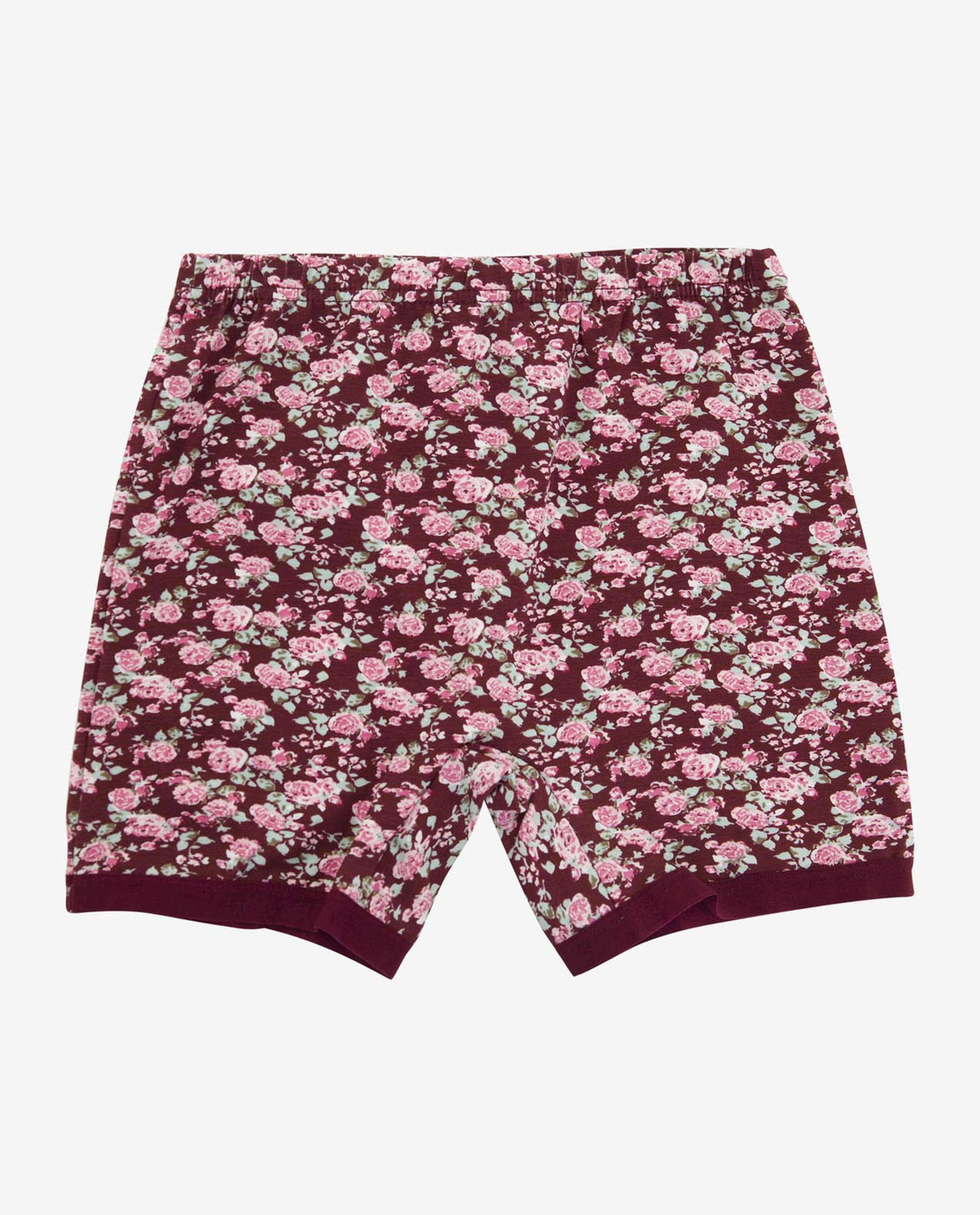 Multi-Colored Elastic Bikini Bottom Shorts