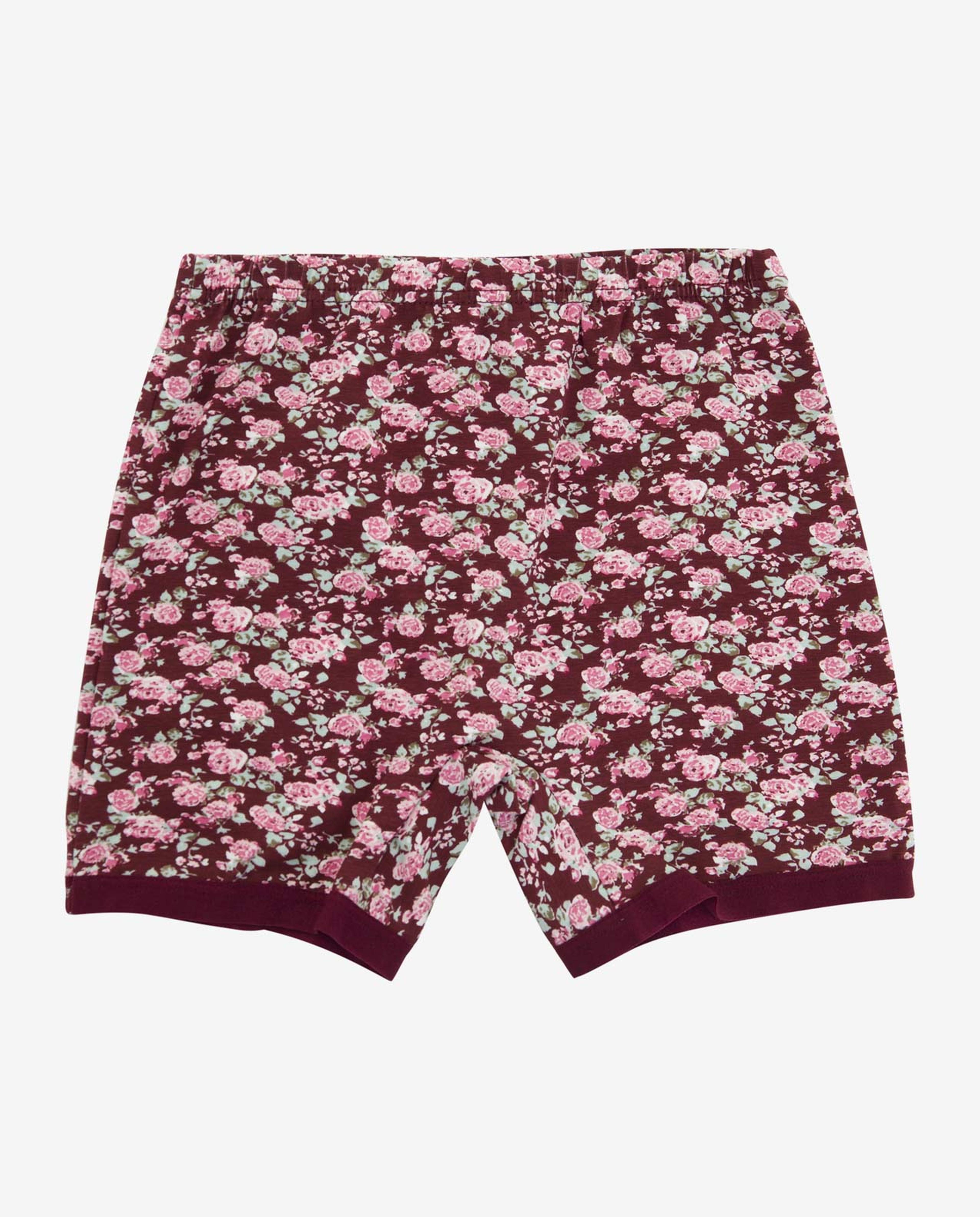 Multi-Colored Elastic Bikini Bottom Shorts