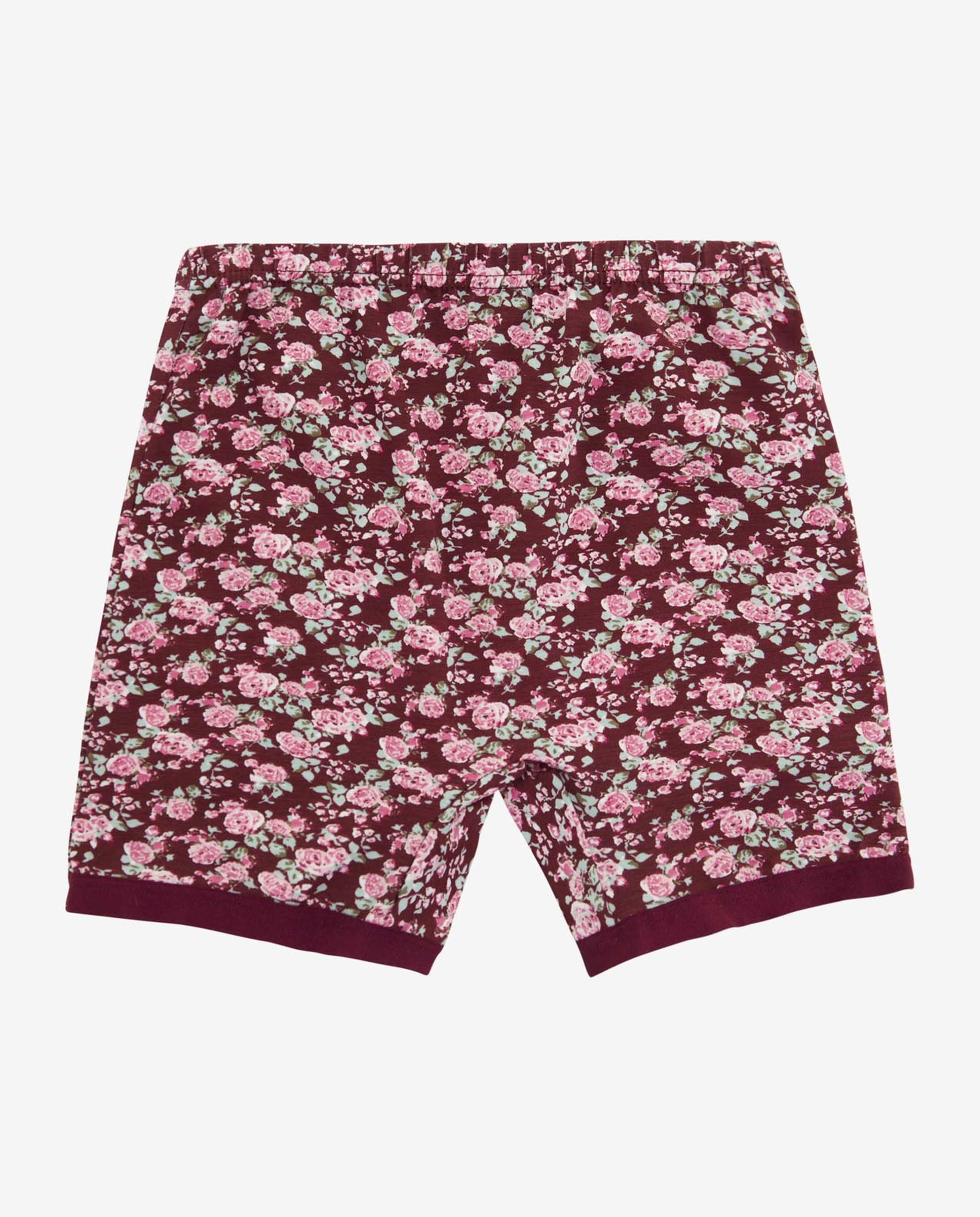 Multi-Colored Elastic Bikini Bottom Shorts