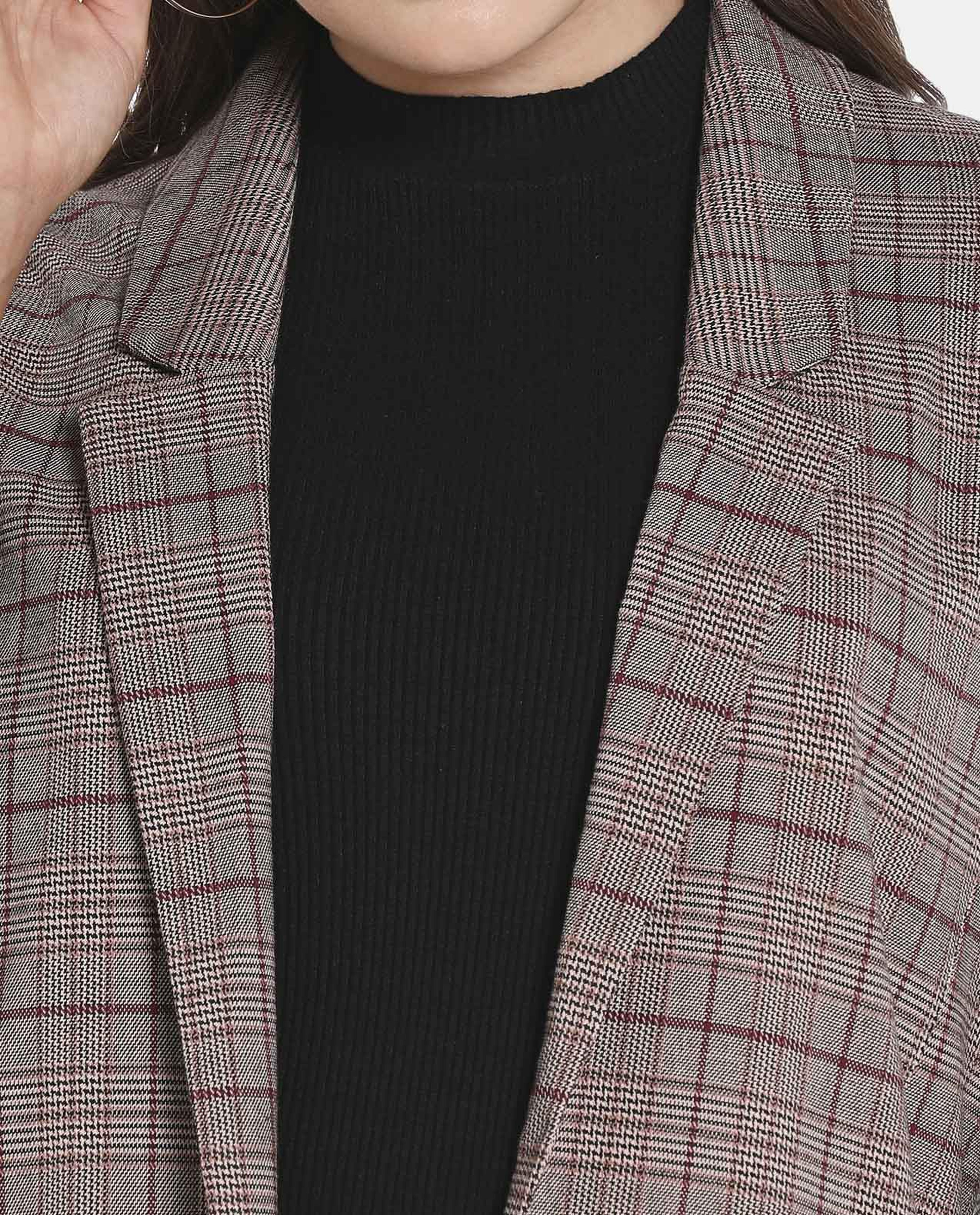 Brown Polyester Jacket