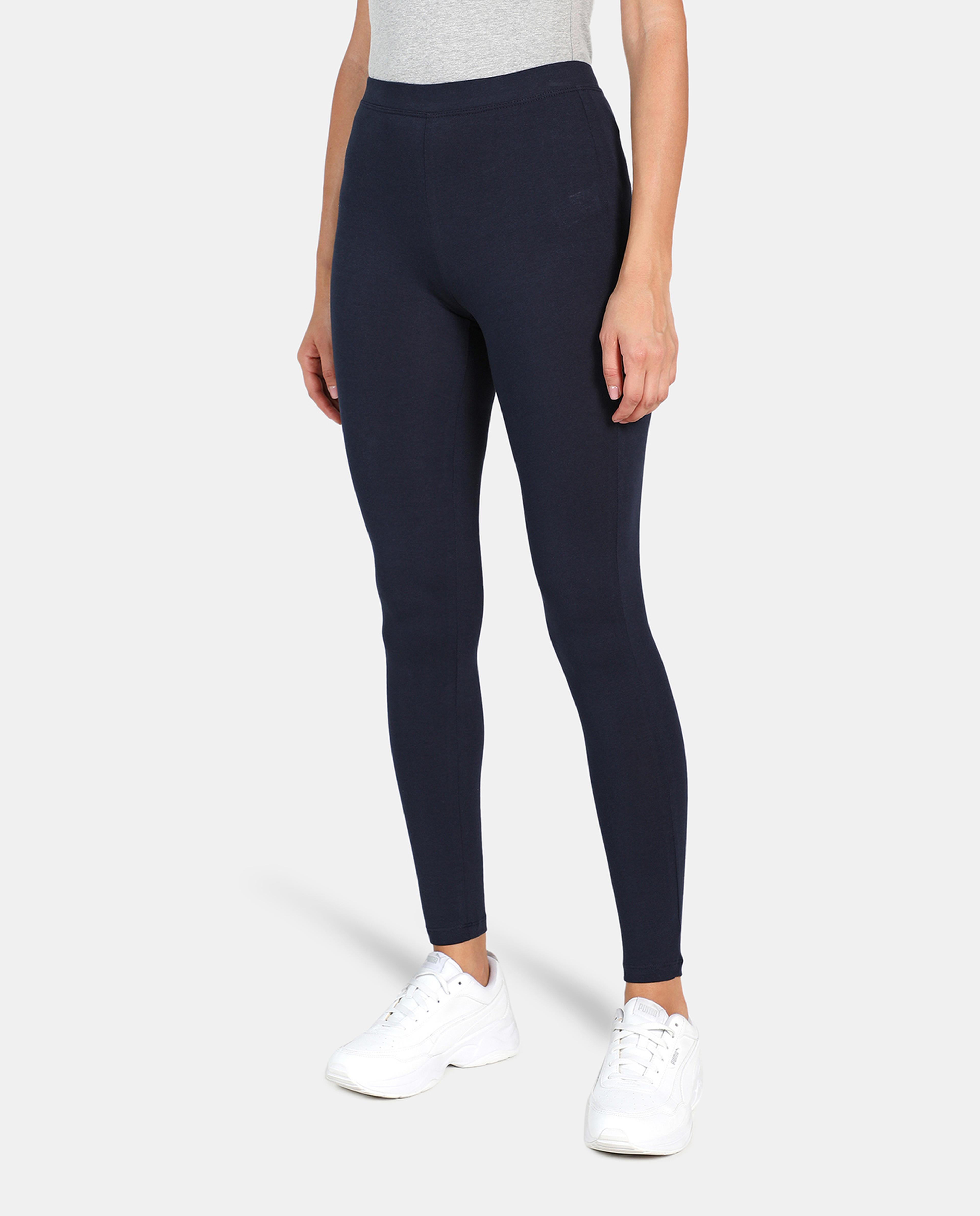 Navy Blue Casual Wear Leggings