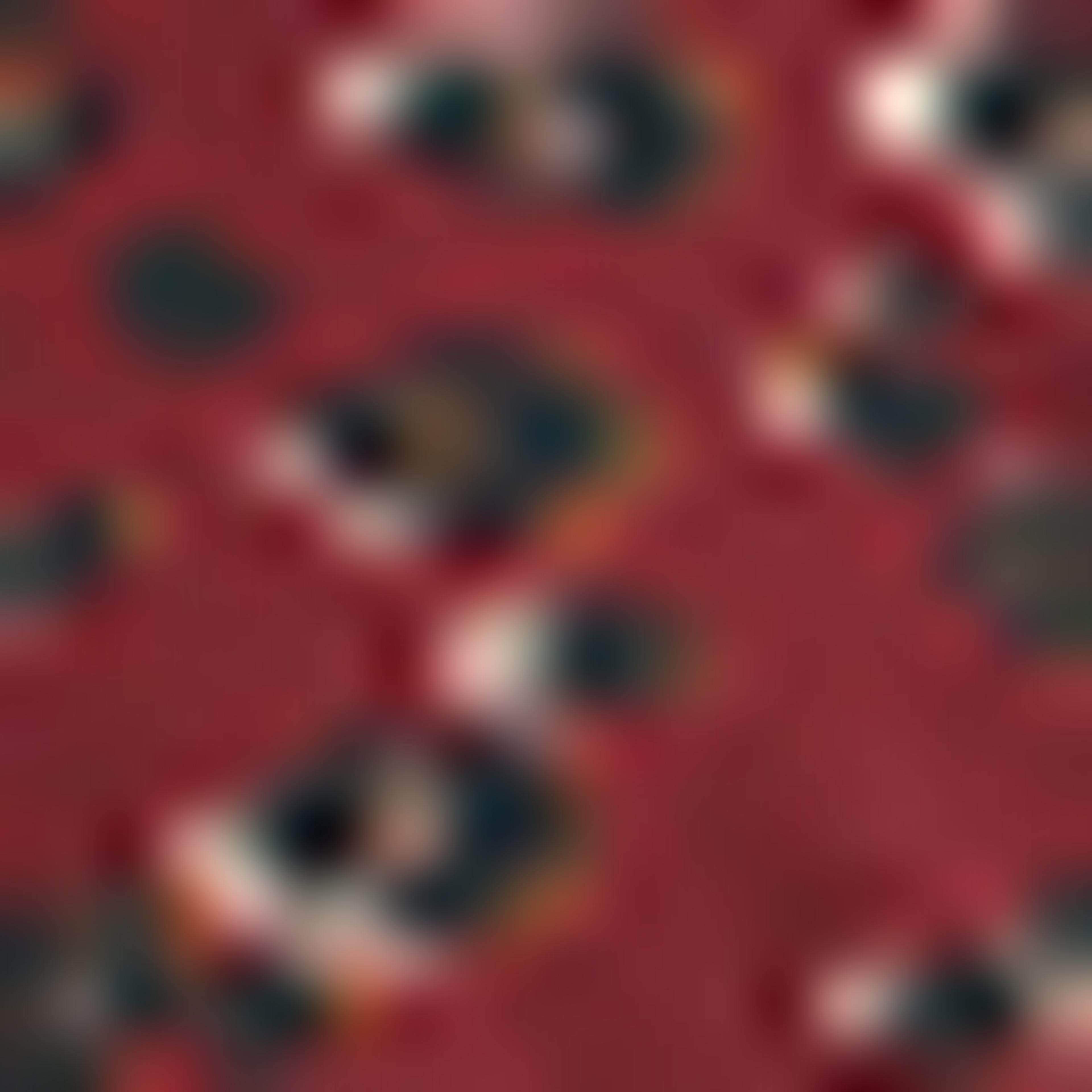 Red Floral Print Cris-Cross Crop Top