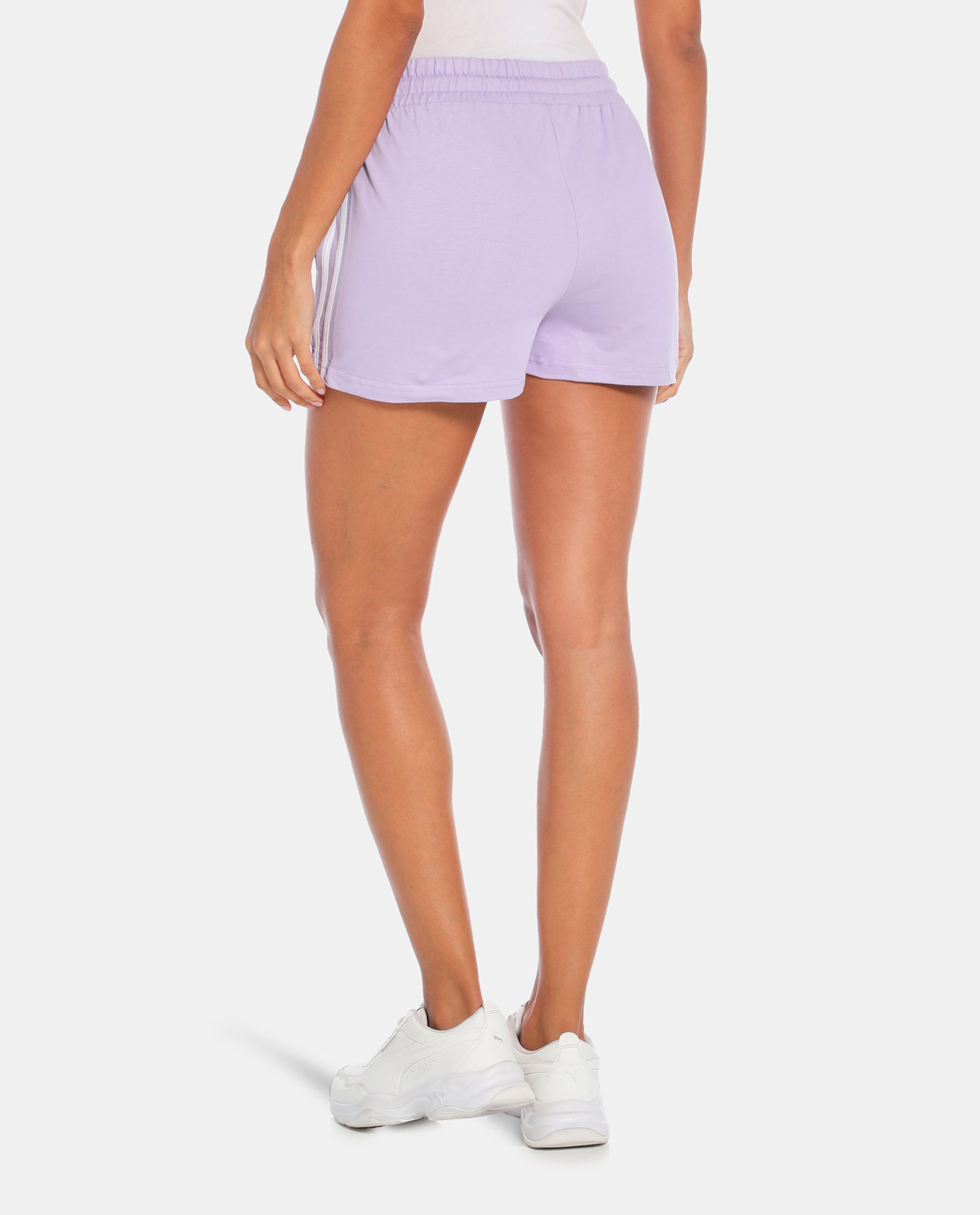 Purple Regular Fit Shorts