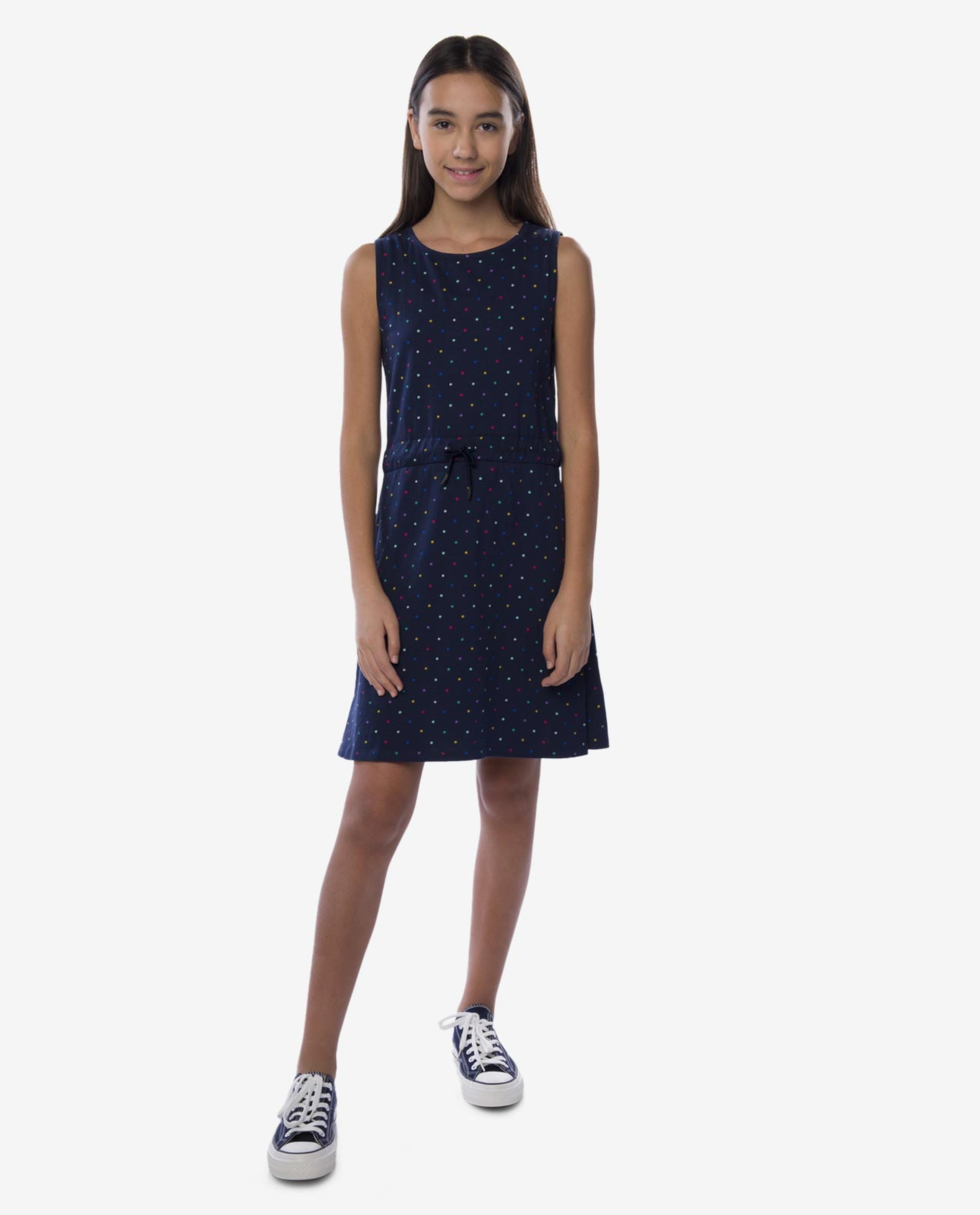 Blue Basic Dress