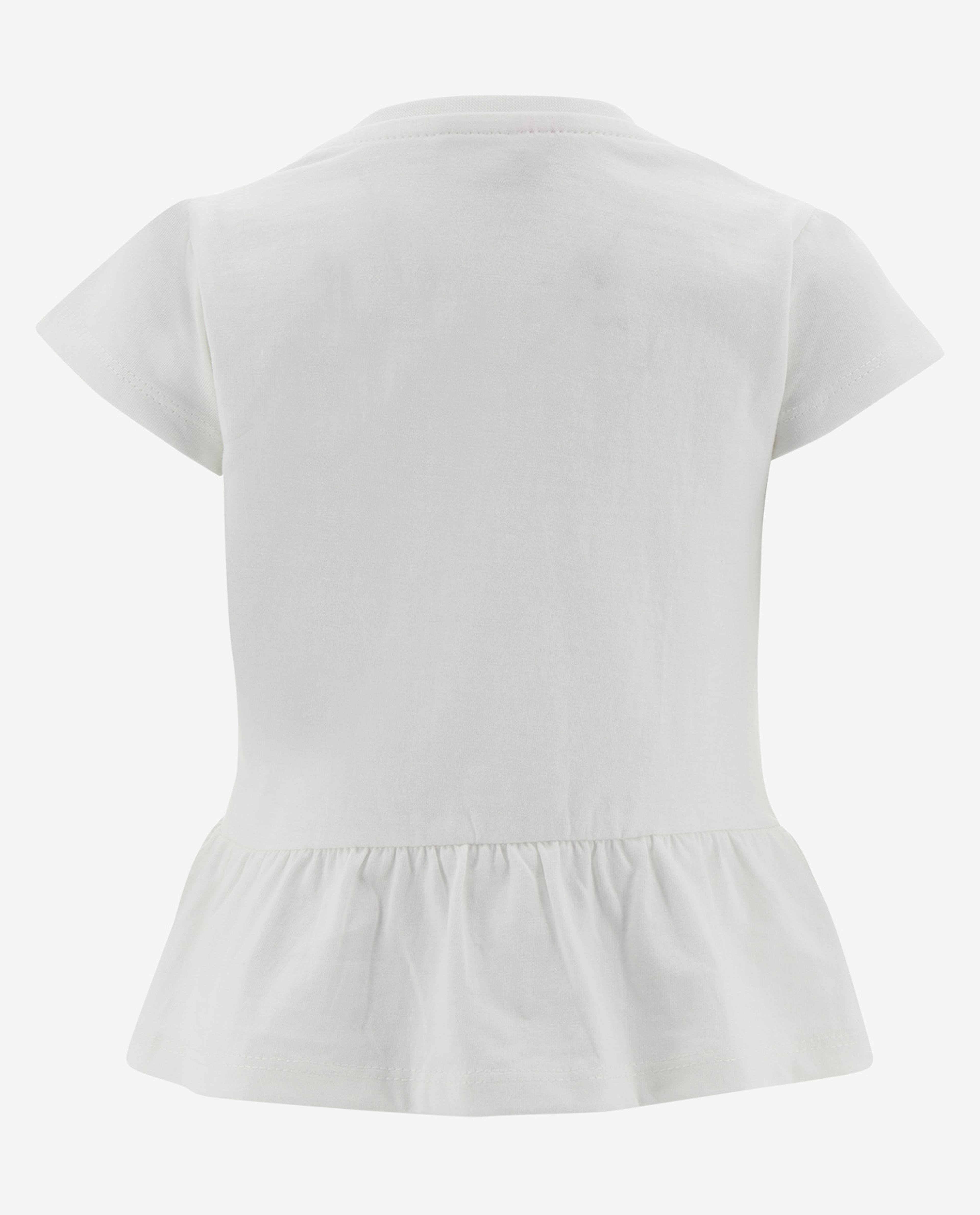 White Infant Girls Knit Fashion Top