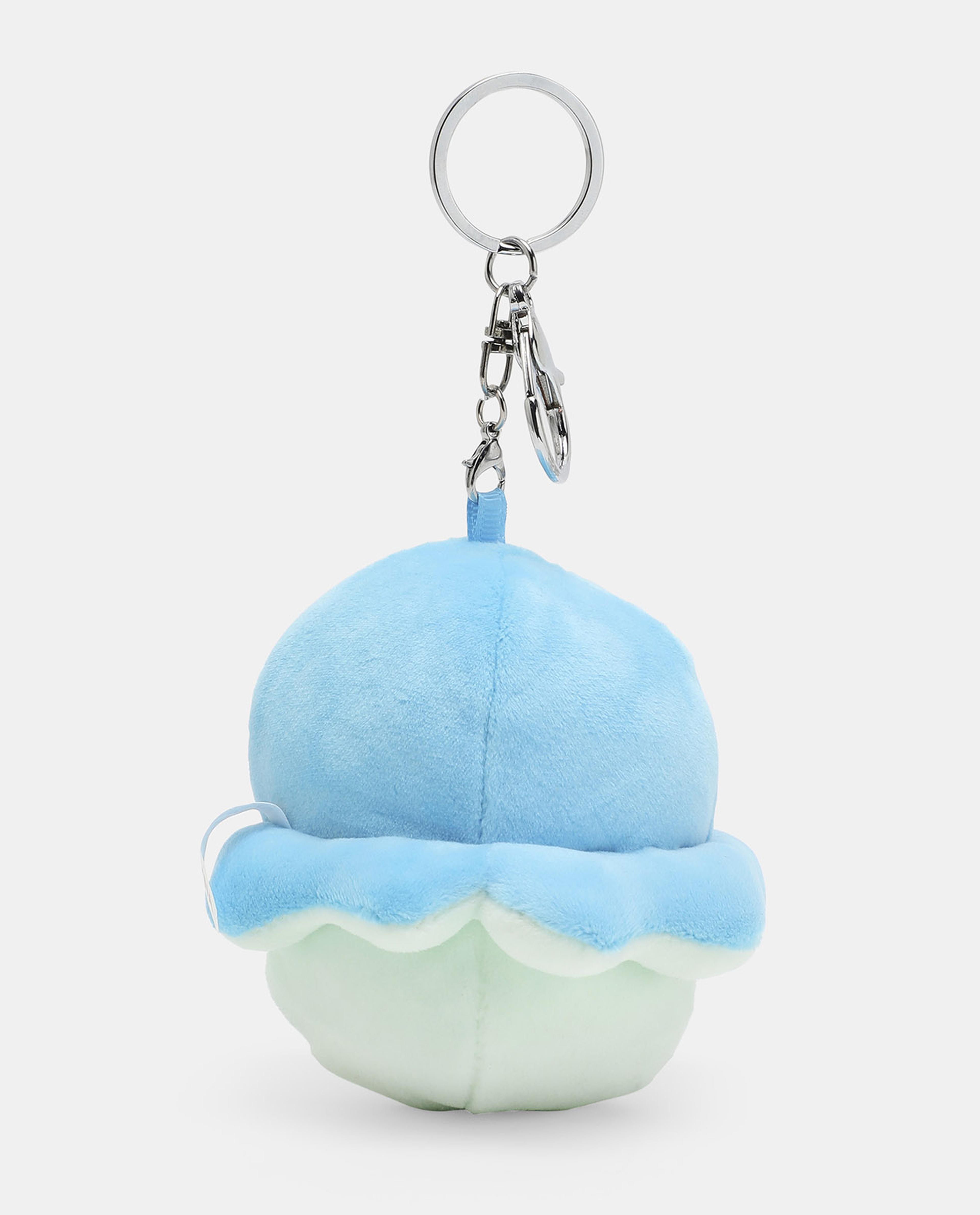 R&B Blue Cute Plush Toy Keychain