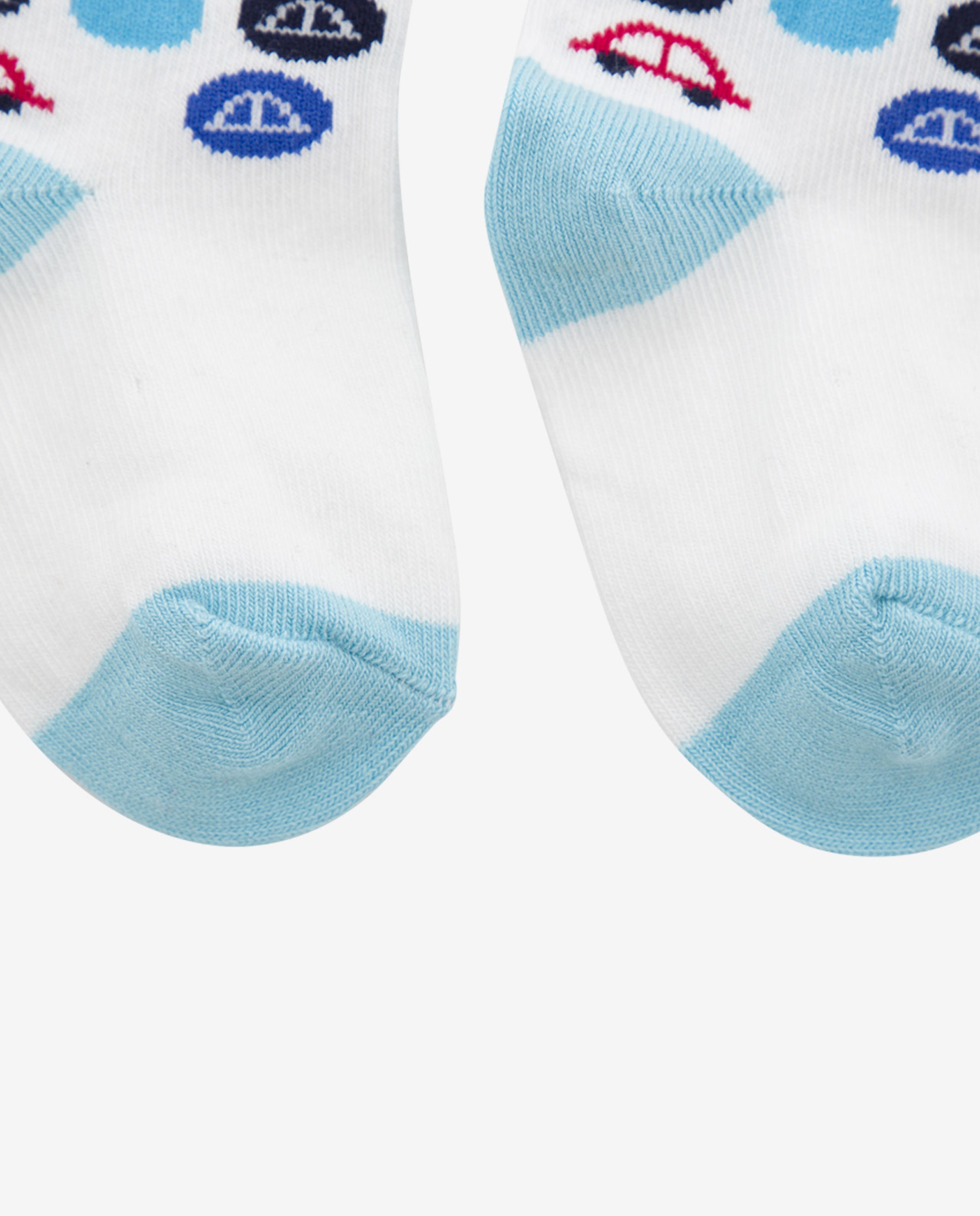 Multi Ankle Socks-Pack Of 3