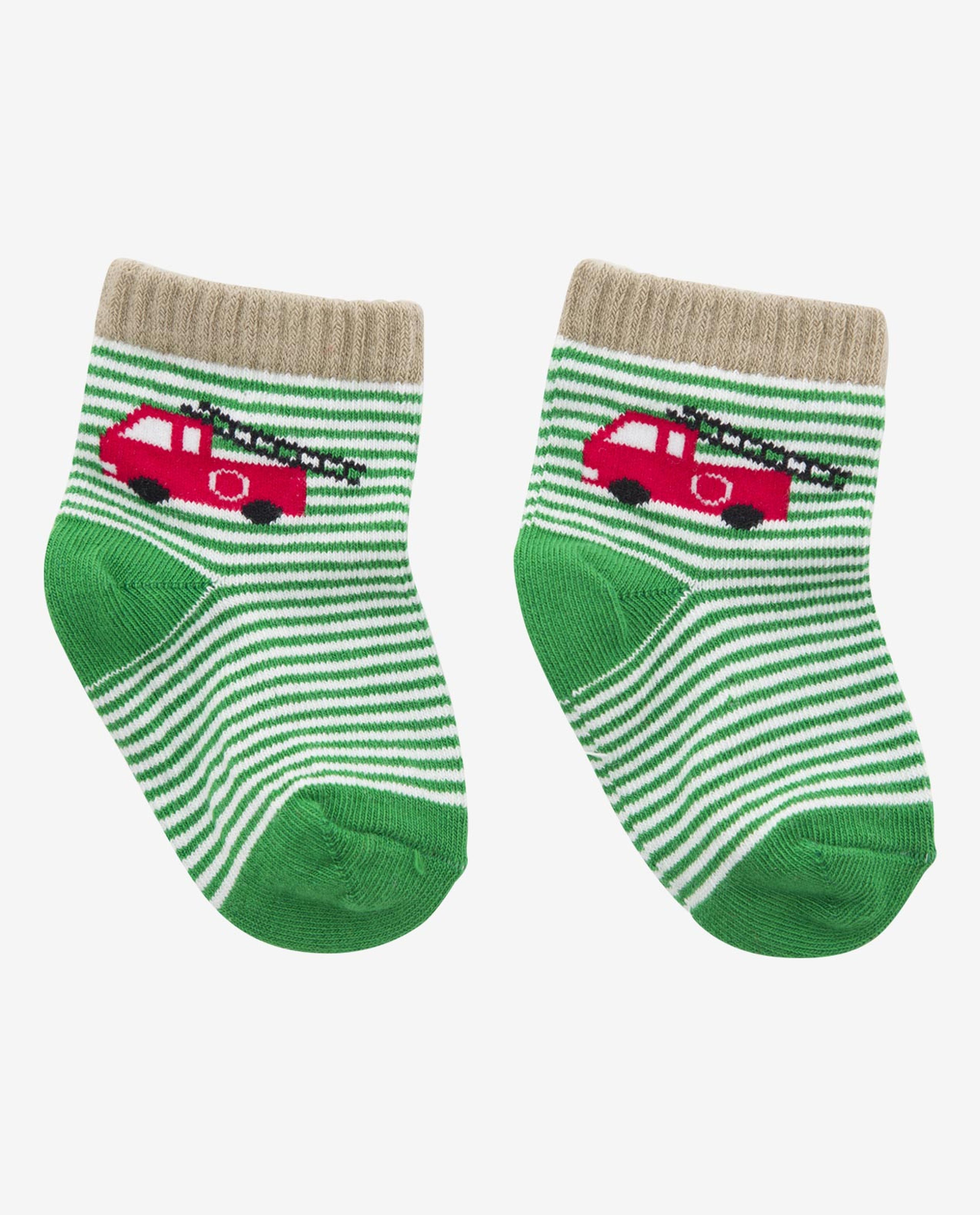 Multi Ankle Socks-Pack Of 3