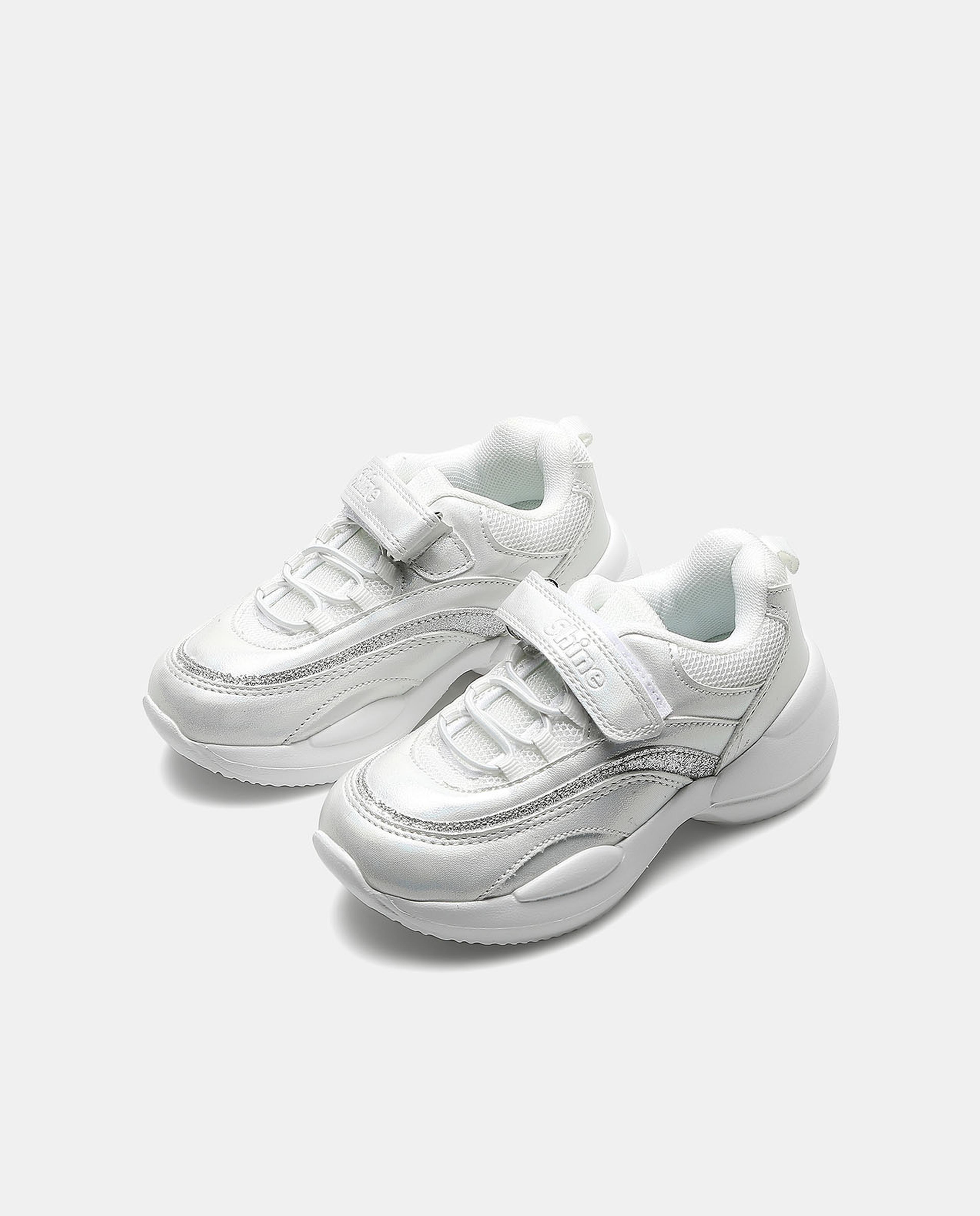 Girl's Velcro Strap Sports Shoes