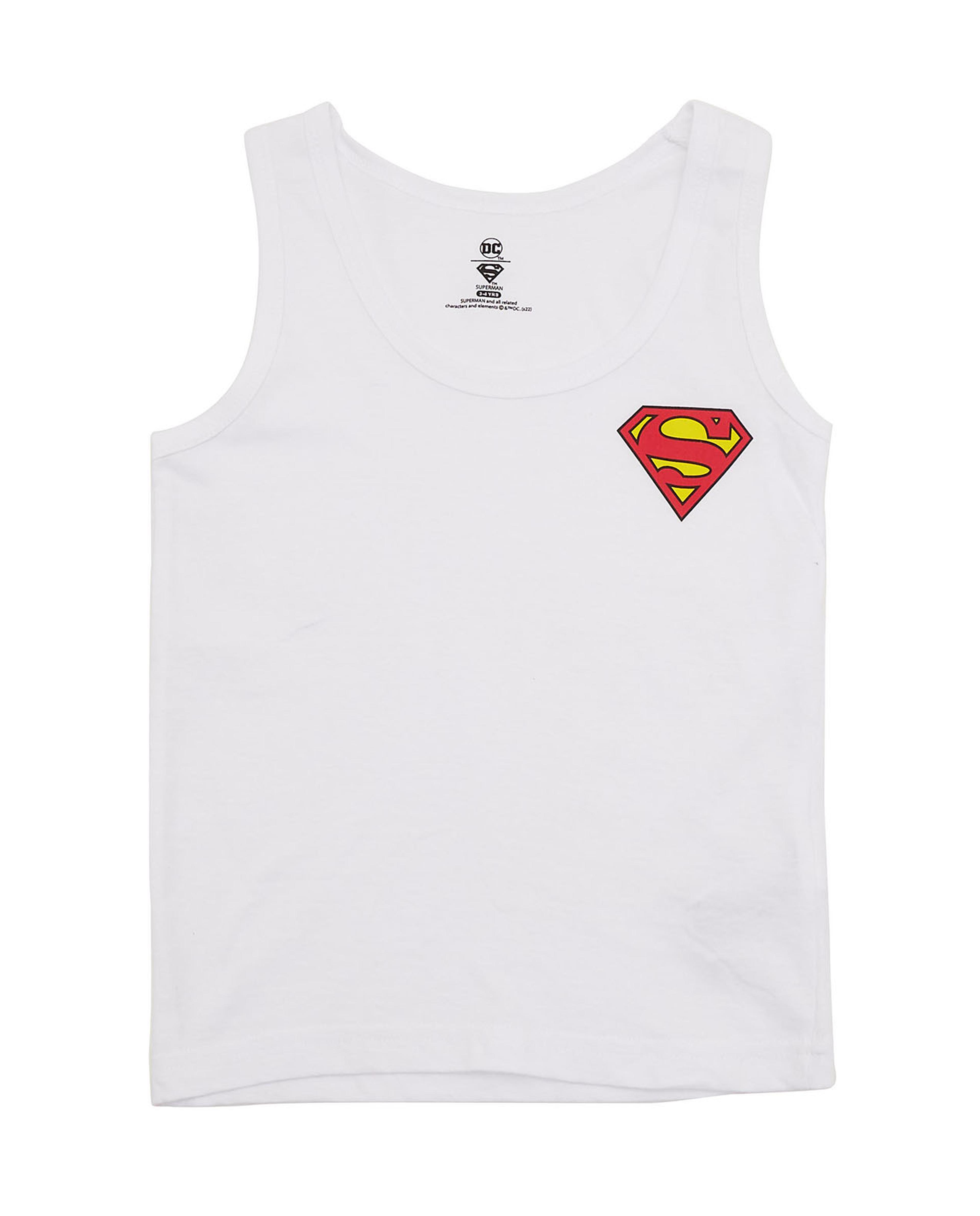 Pack of 2 Spiderman Logo Printed Vests