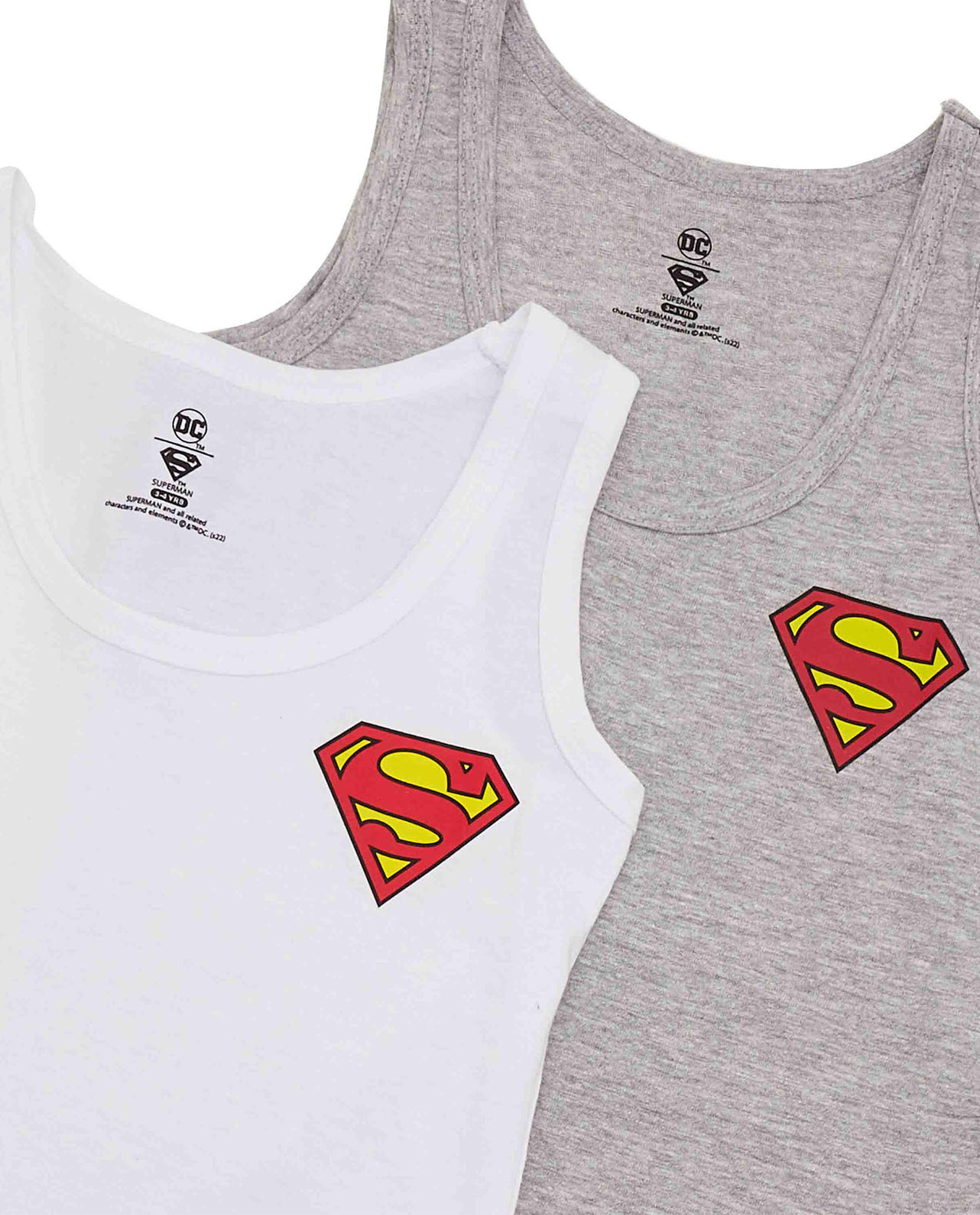 Pack of 2 Spiderman Logo Printed Vests