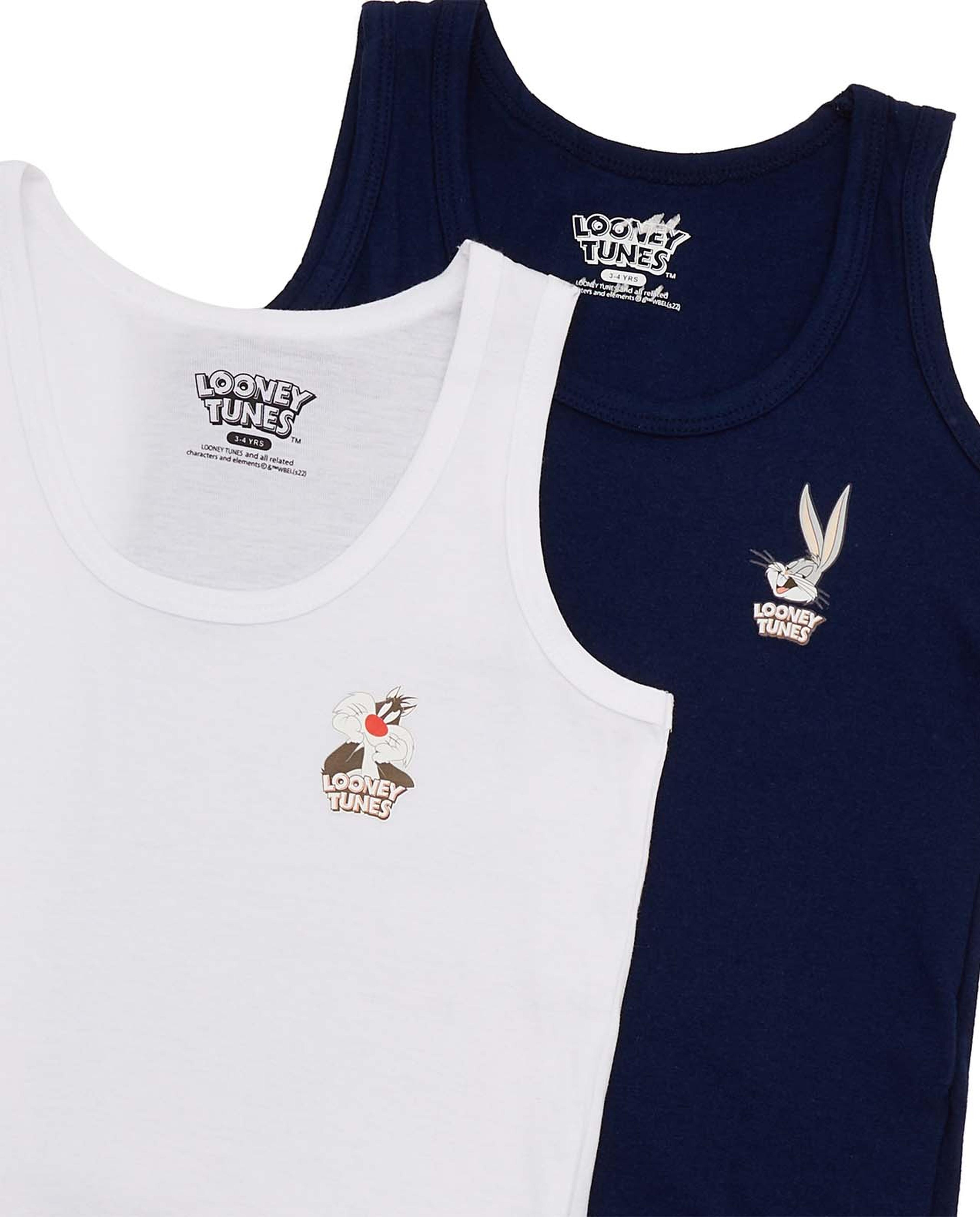 Pack of 2 Print Detail Vests