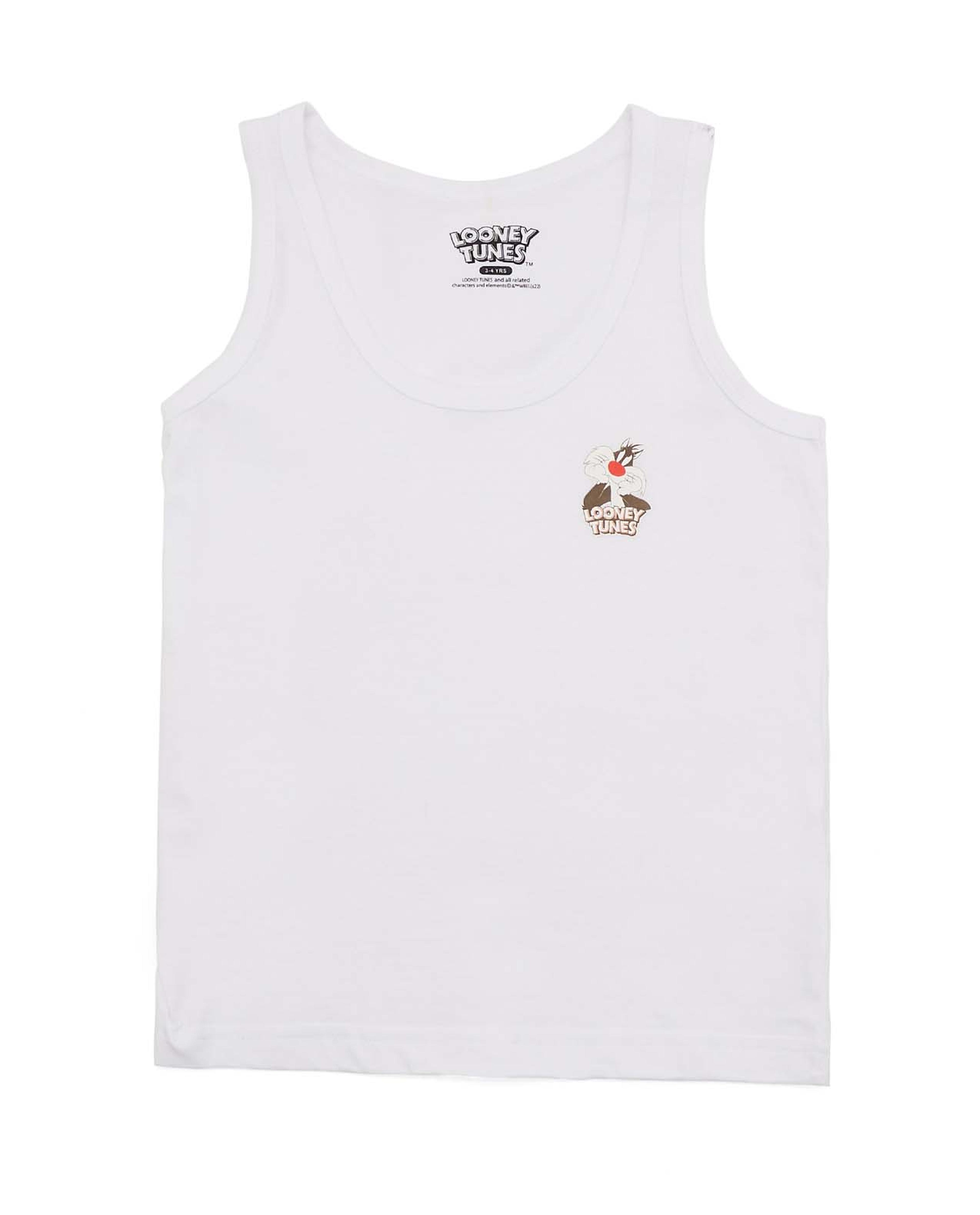 Pack of 2 Print Detail Vests