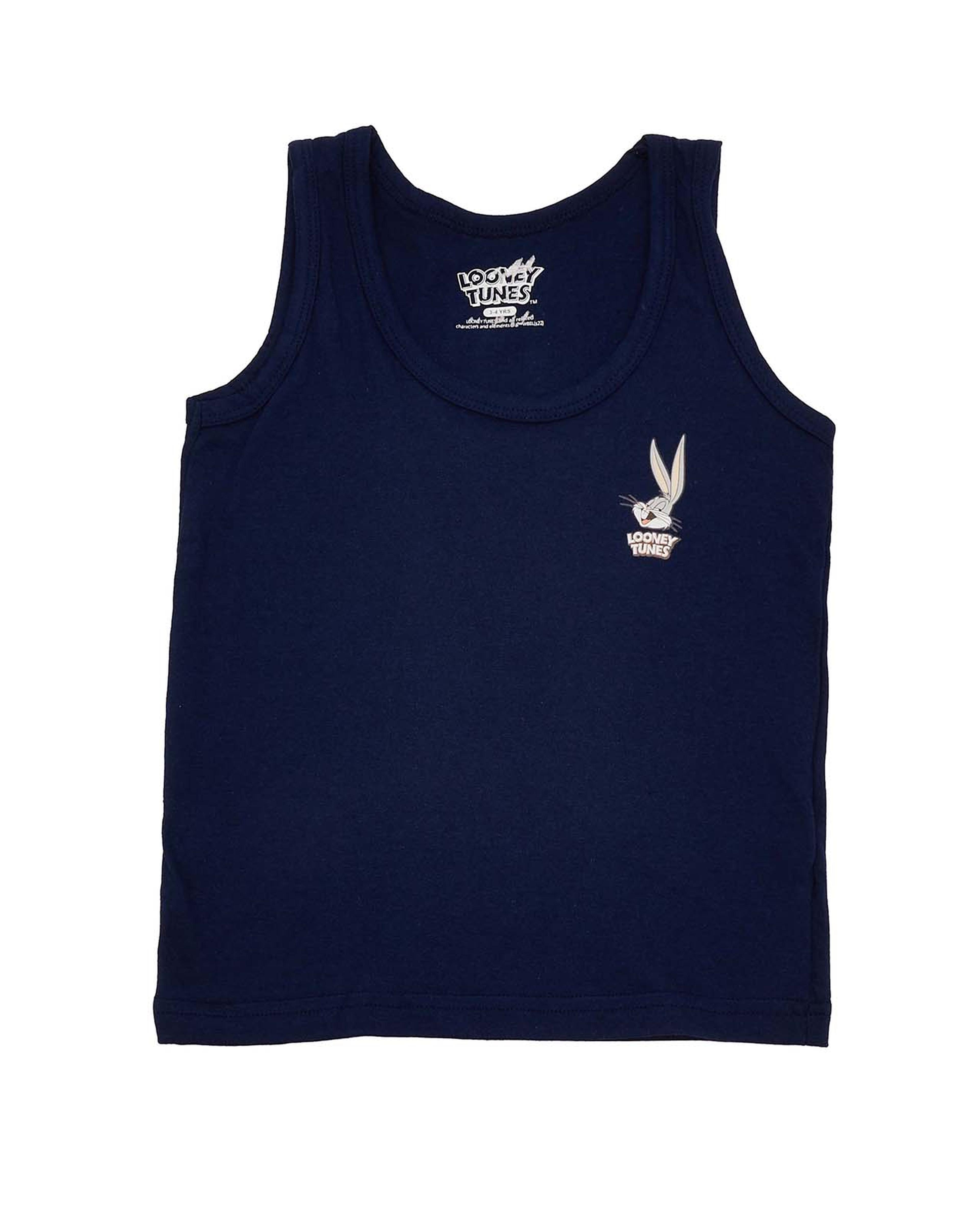 Pack of 2 Print Detail Vests