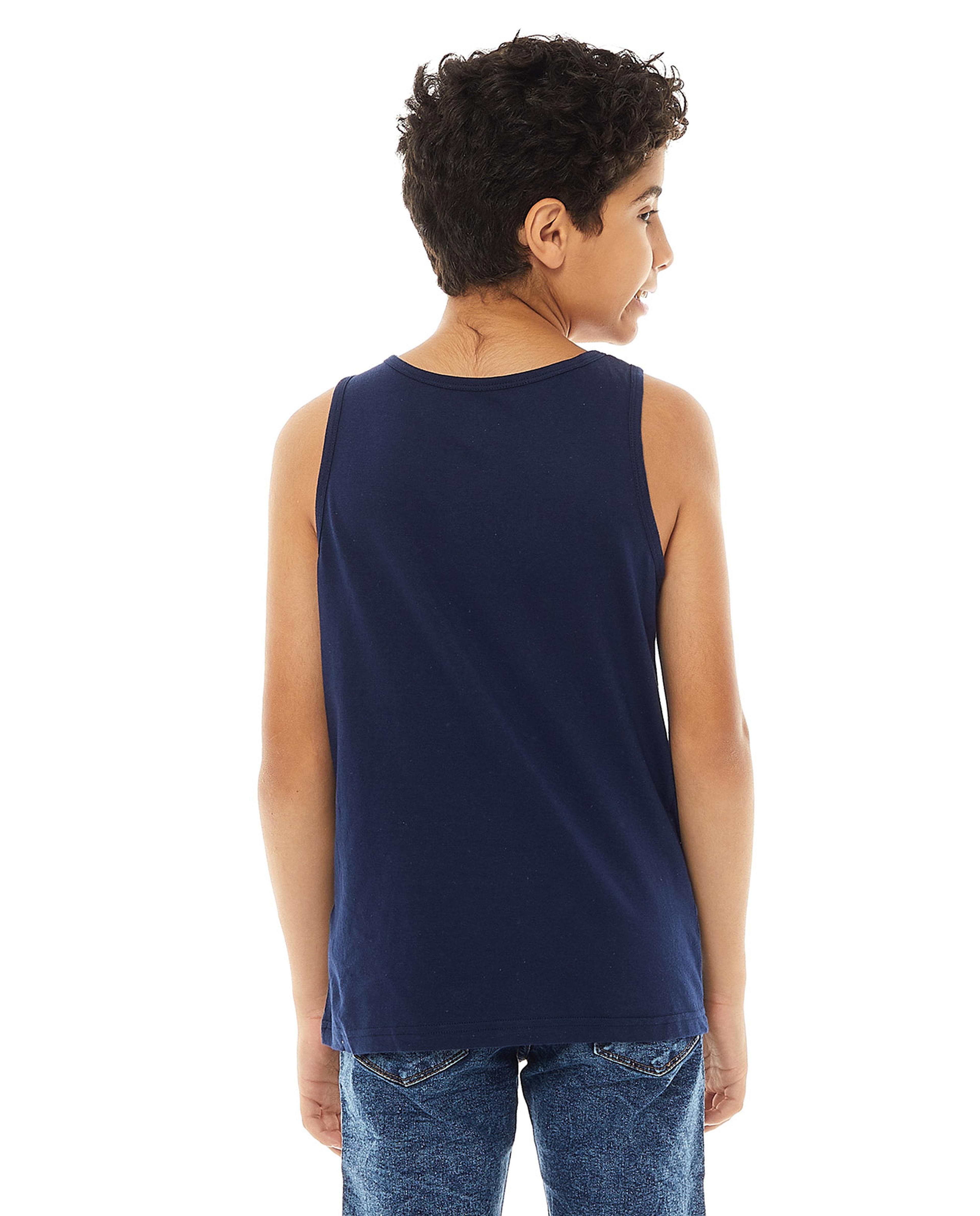 Print Detail Vest