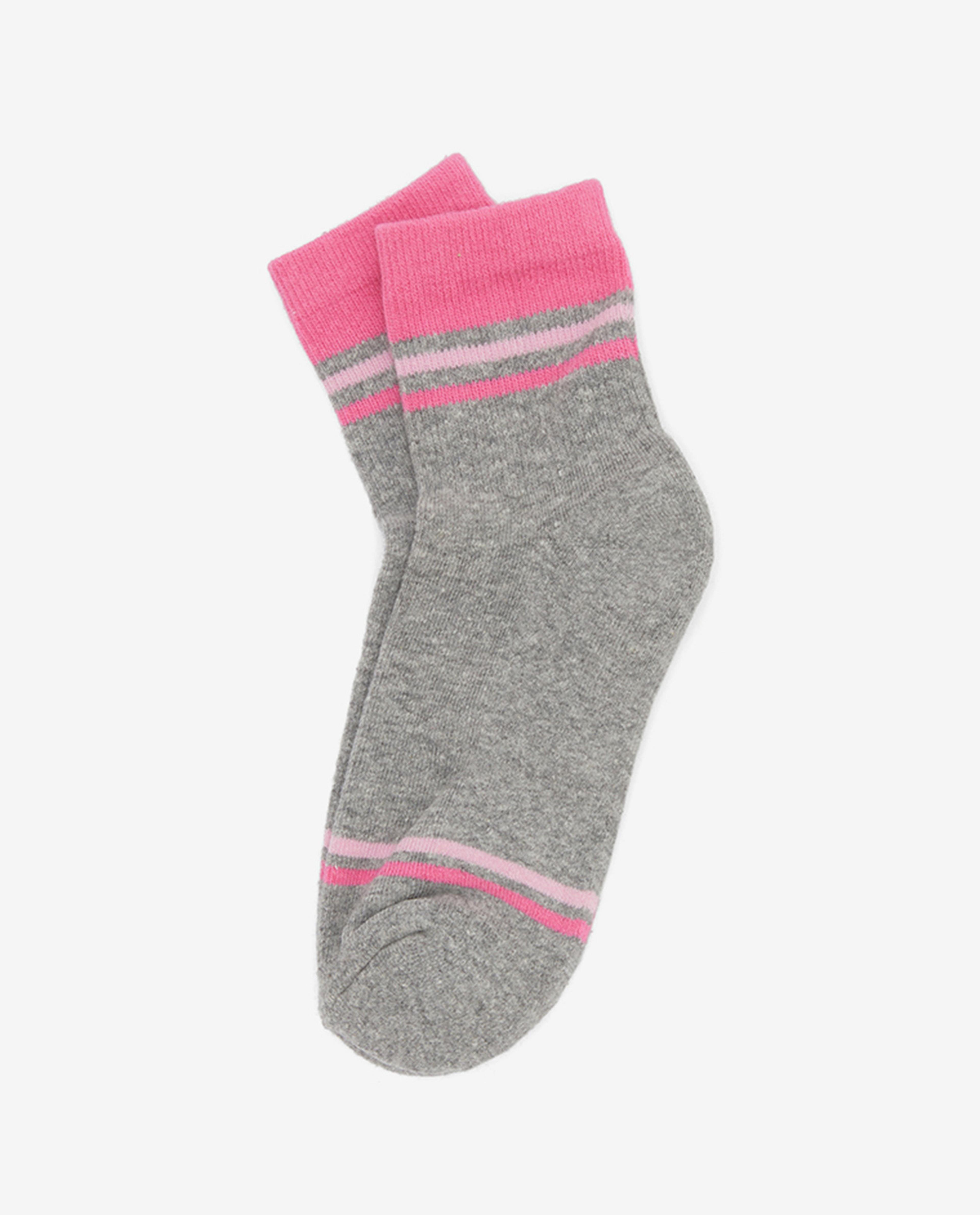 Pack of 3 Girls Striped Socks