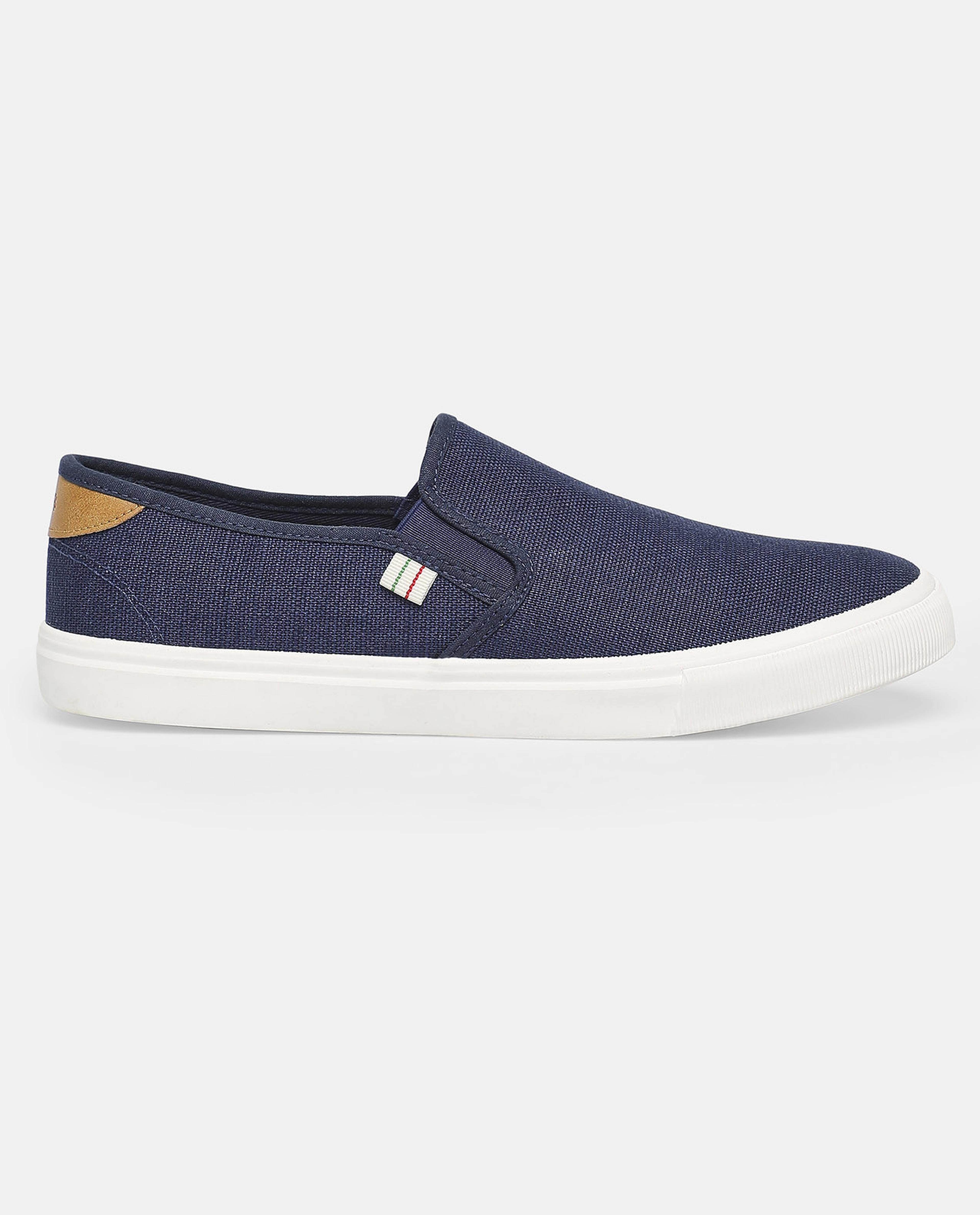 R&B Blue Casual Lace Up Slip On shoes