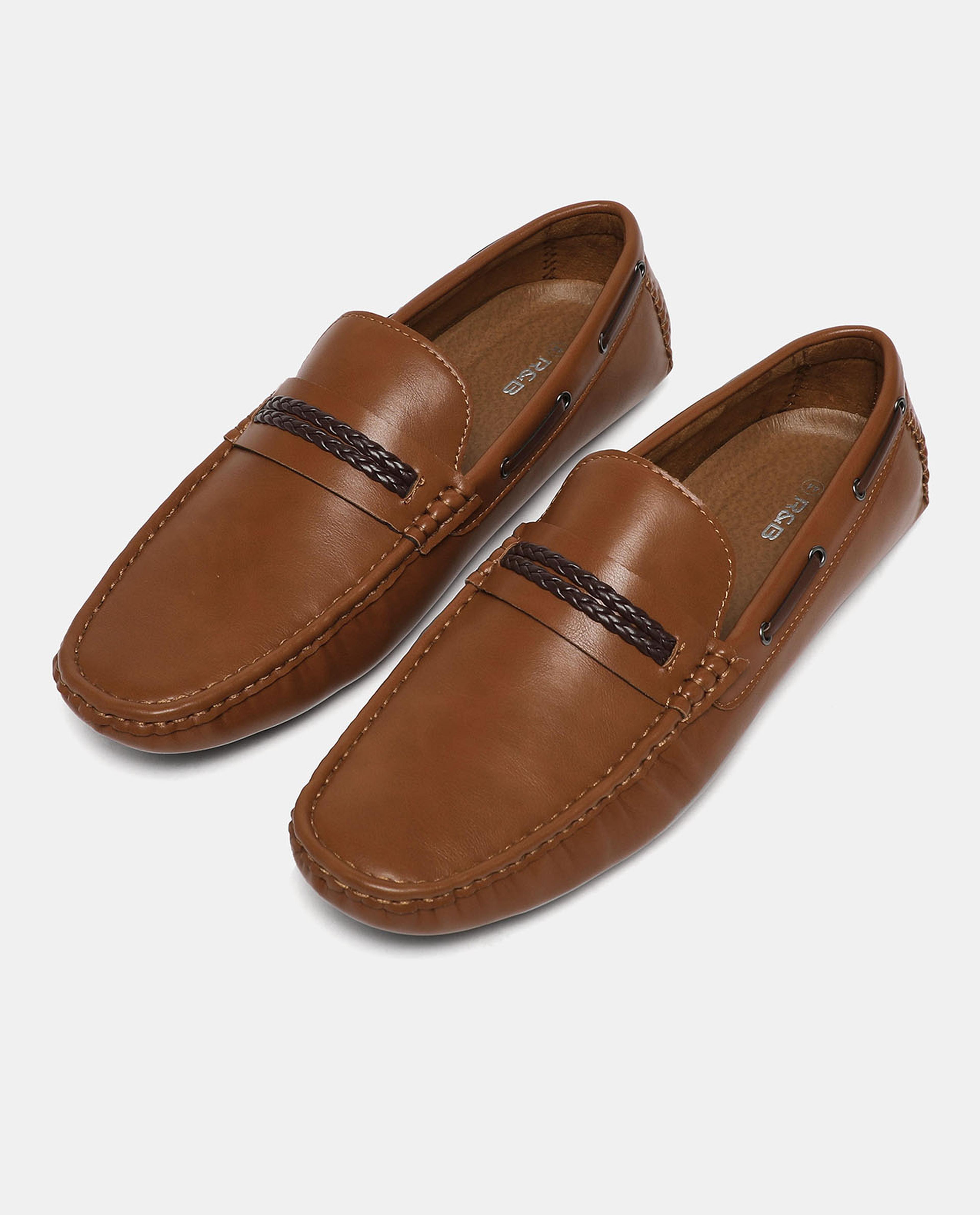 Solid Semi Formal Slip On Loafers