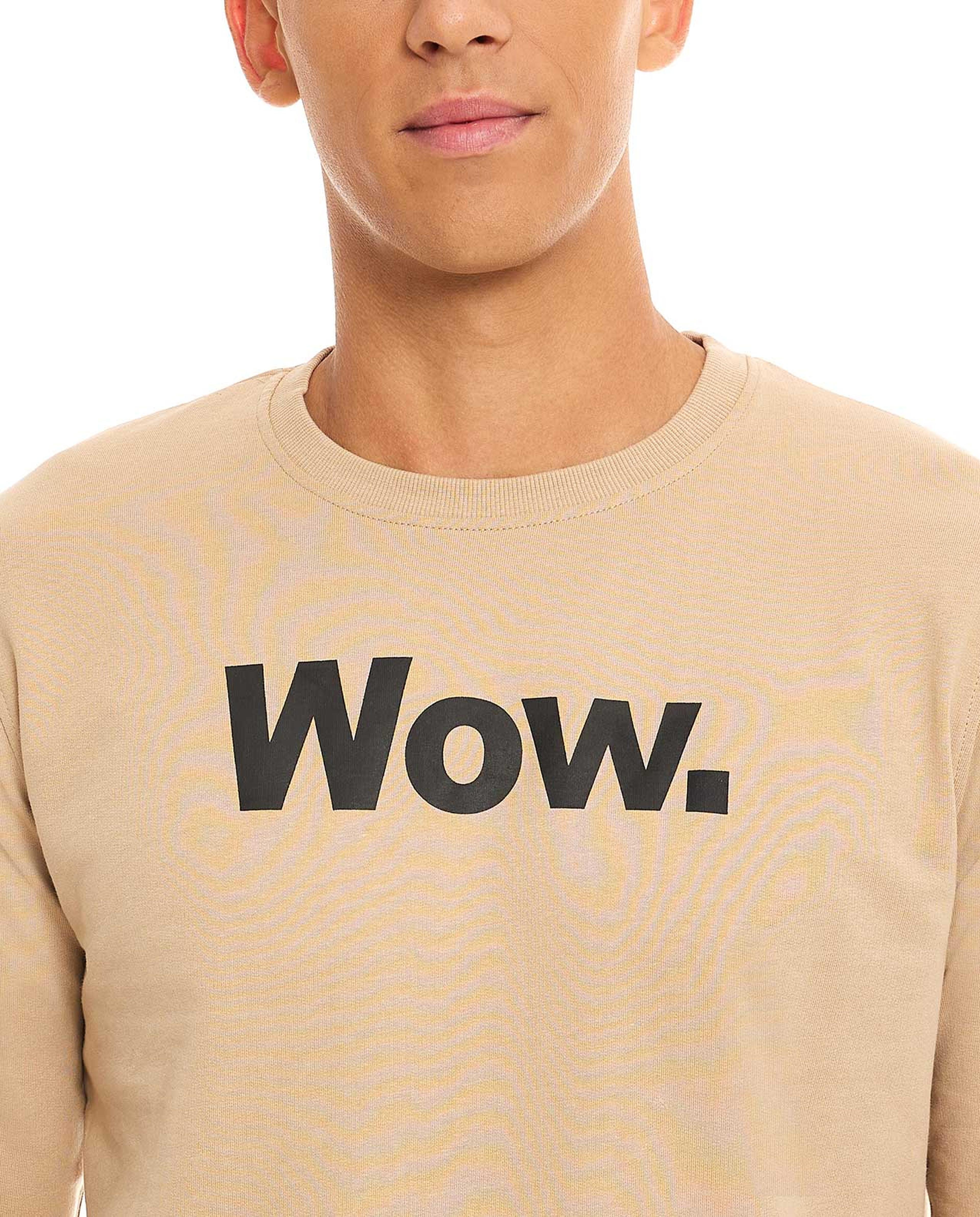 Printed Sweatshirt with Long Sleeves