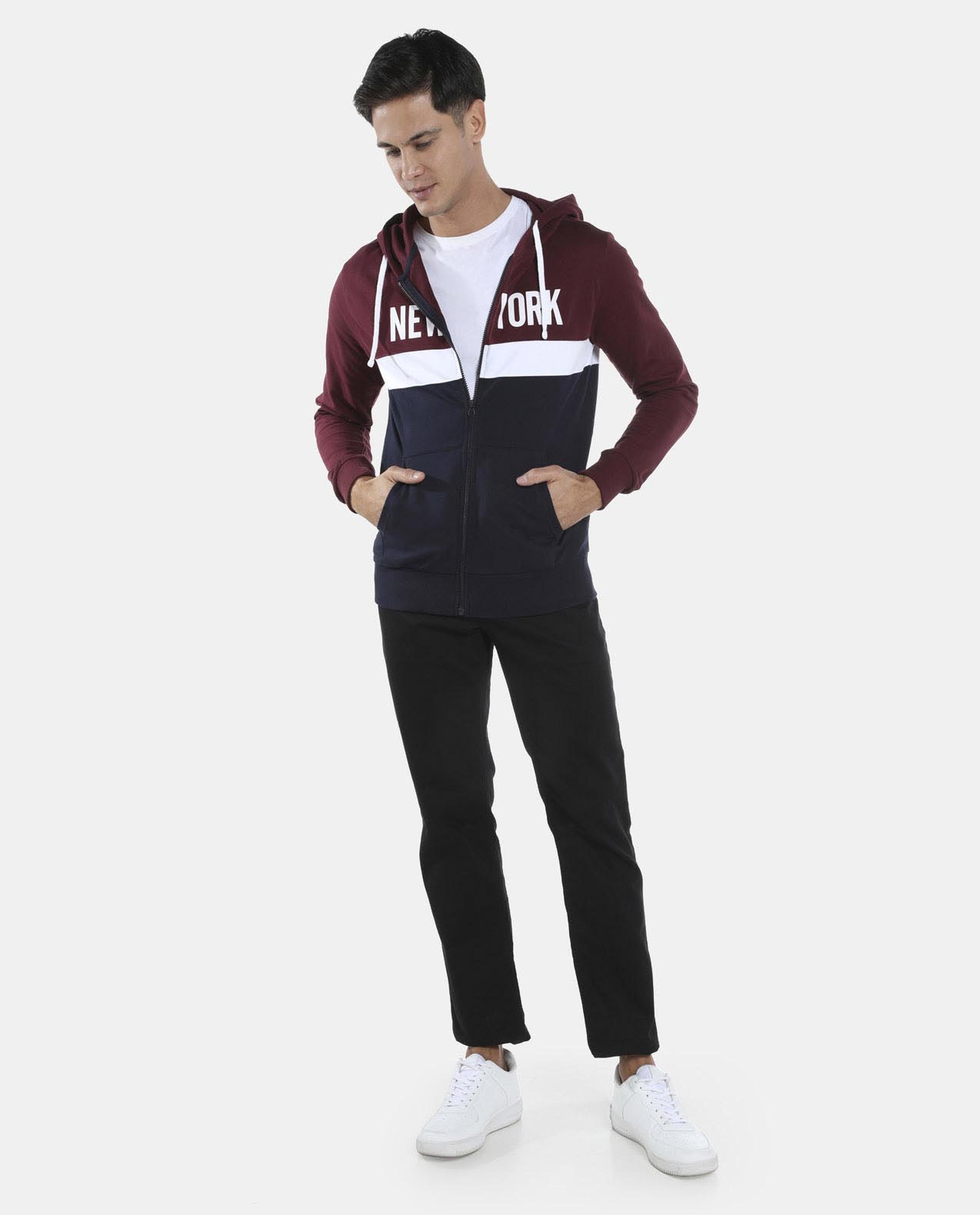Purple Young Men Jacket