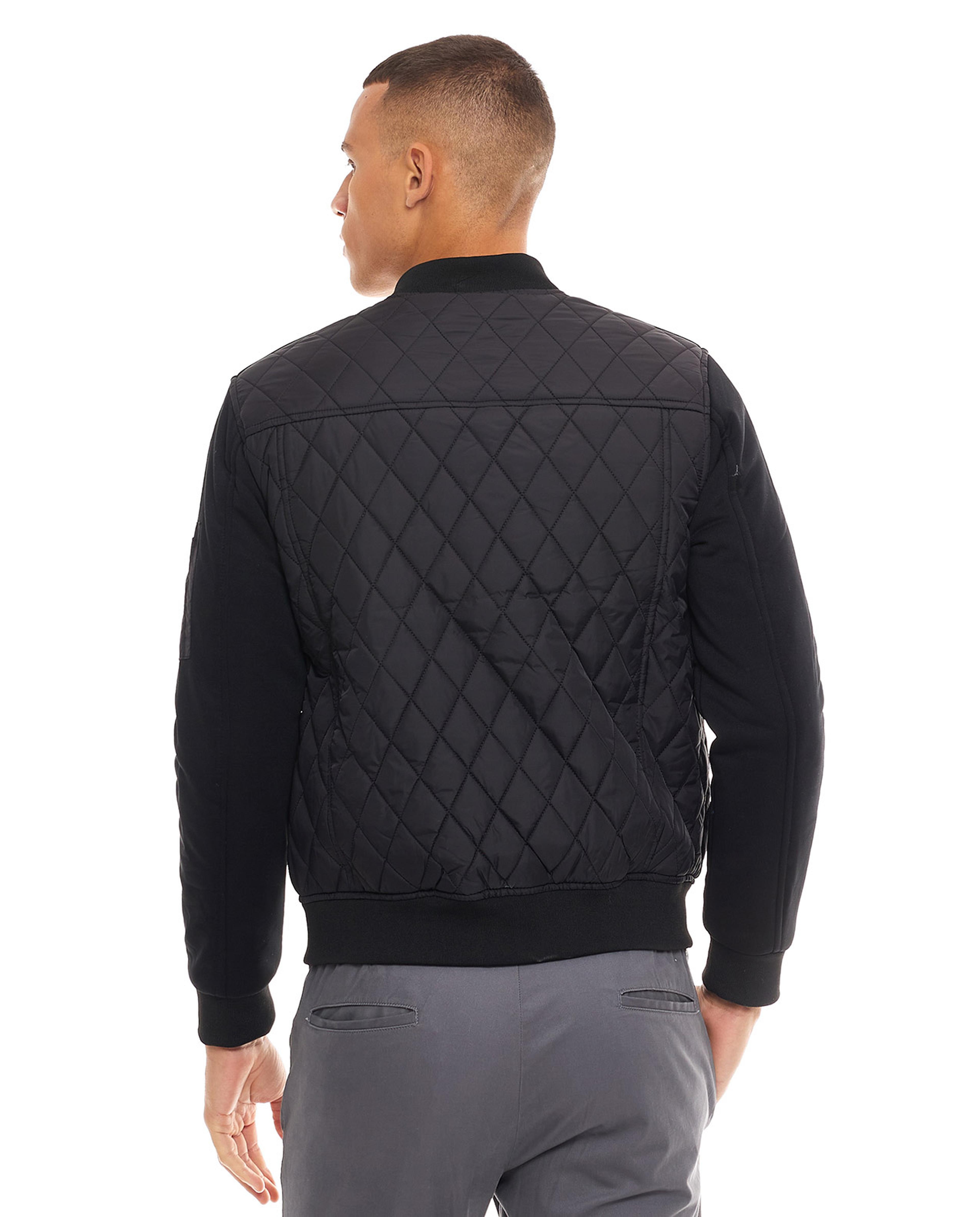 Quilted Jacket with Zippered Closure