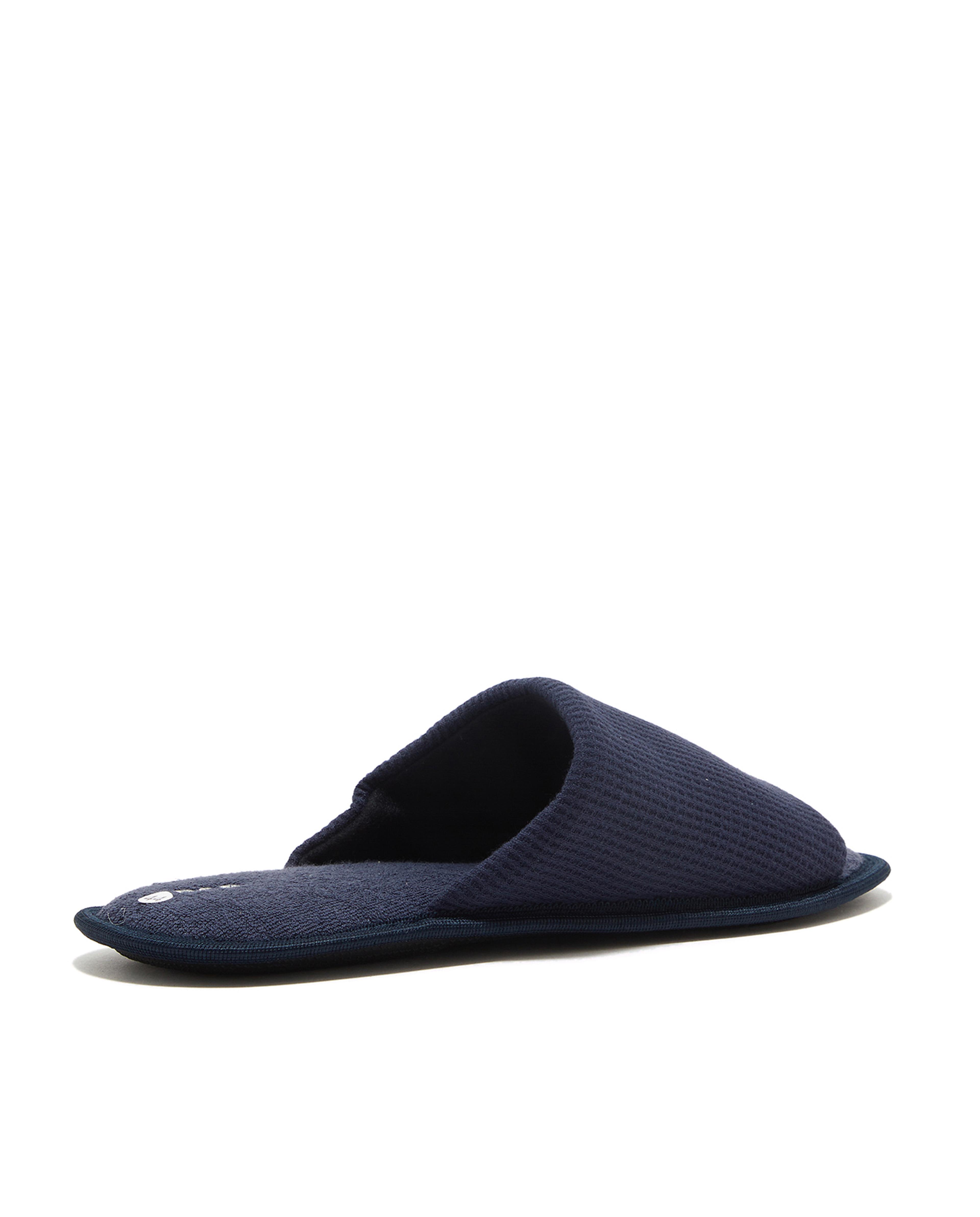 Ribbed Open-Toe Bedroom Sleepers