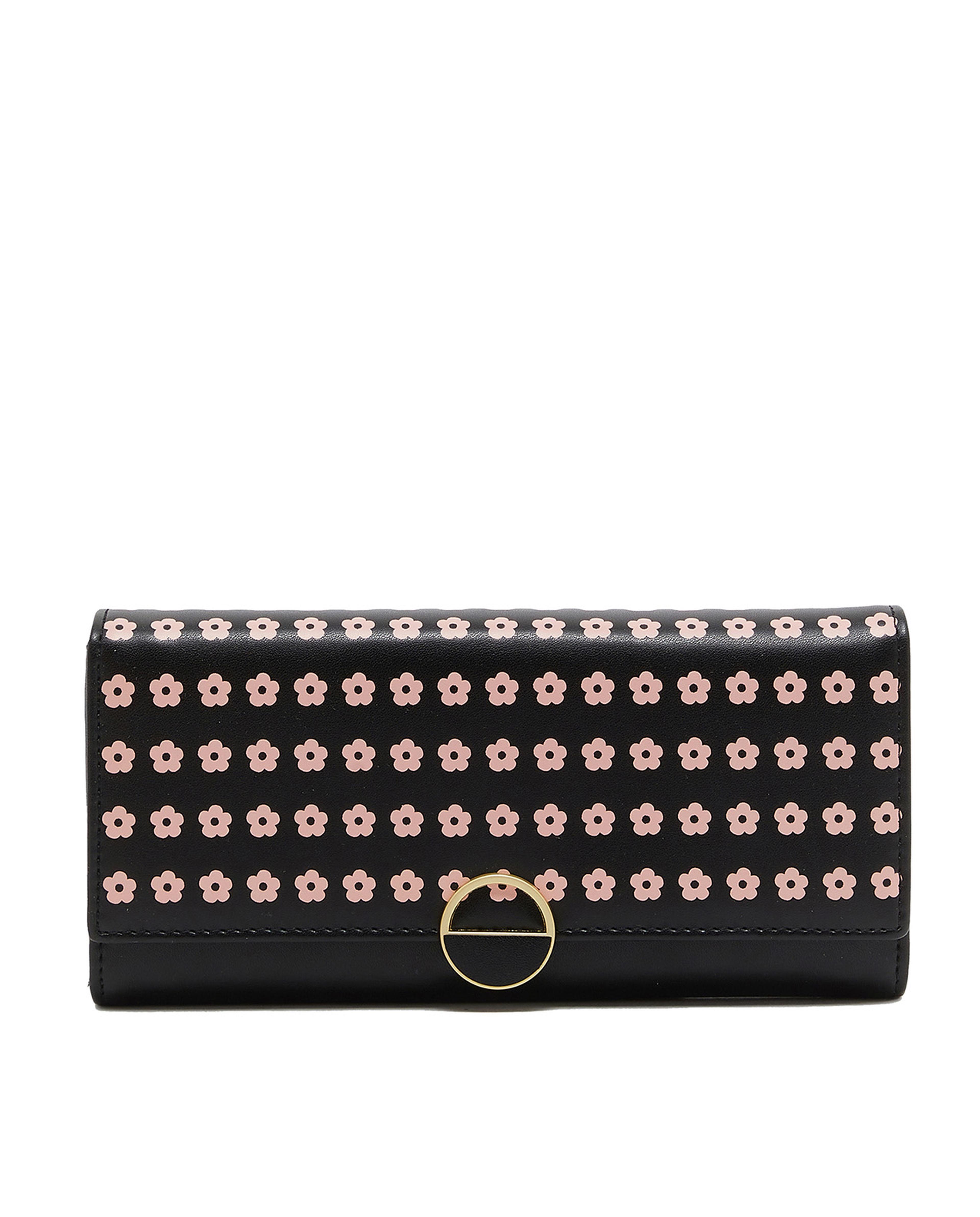 Printed Flap Big Wallet