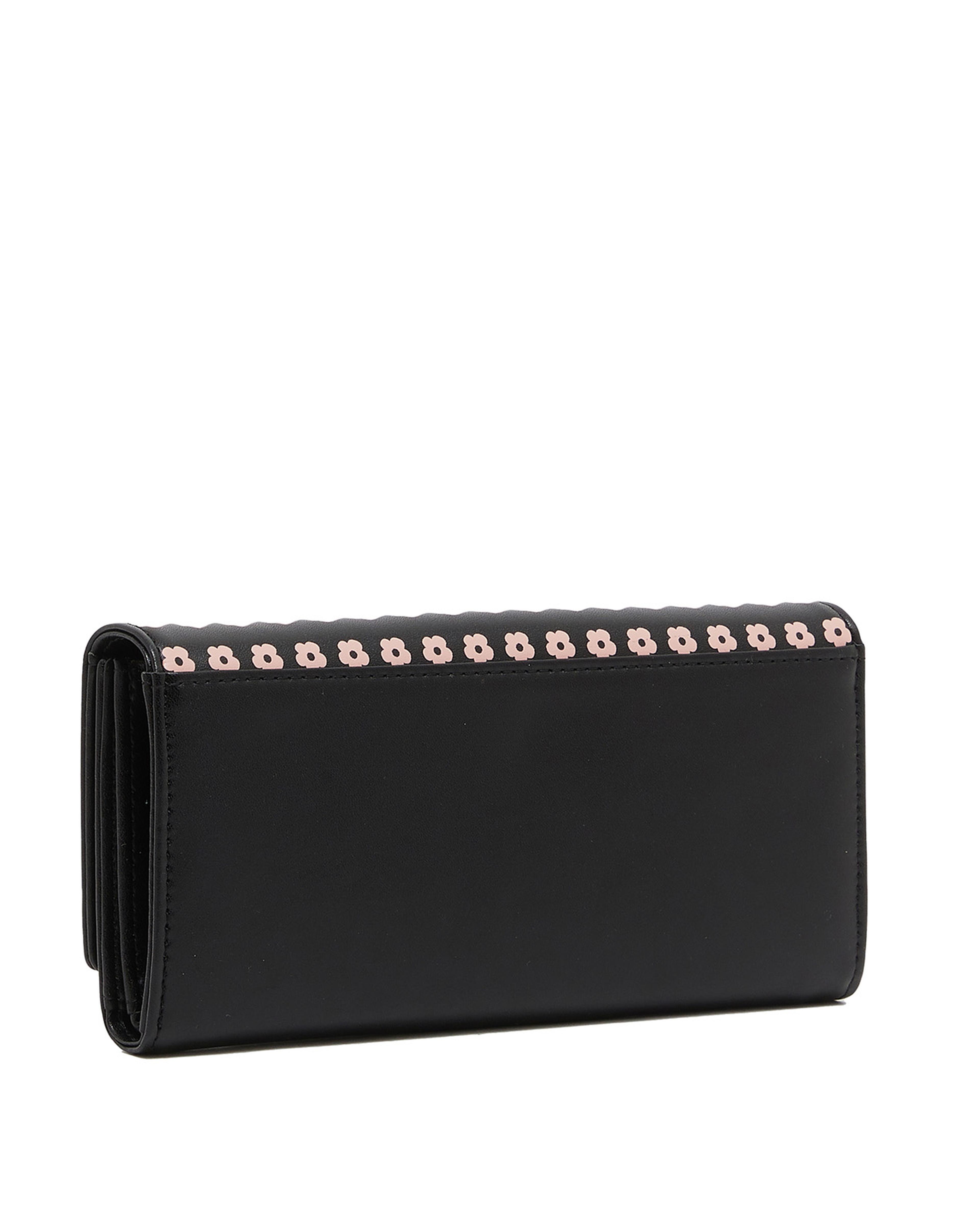 Printed Flap Big Wallet