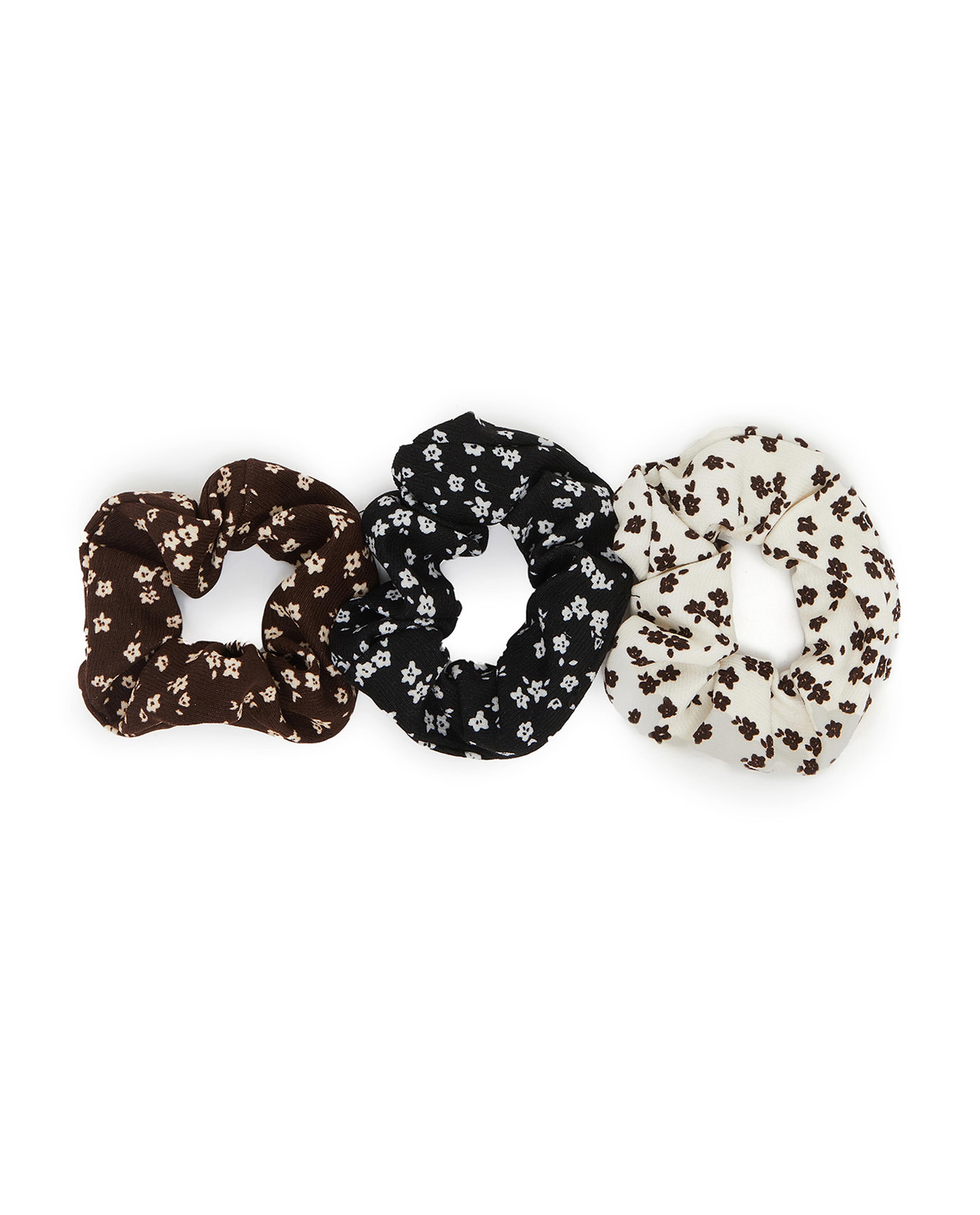 Pack 3 Printed Scrunchies