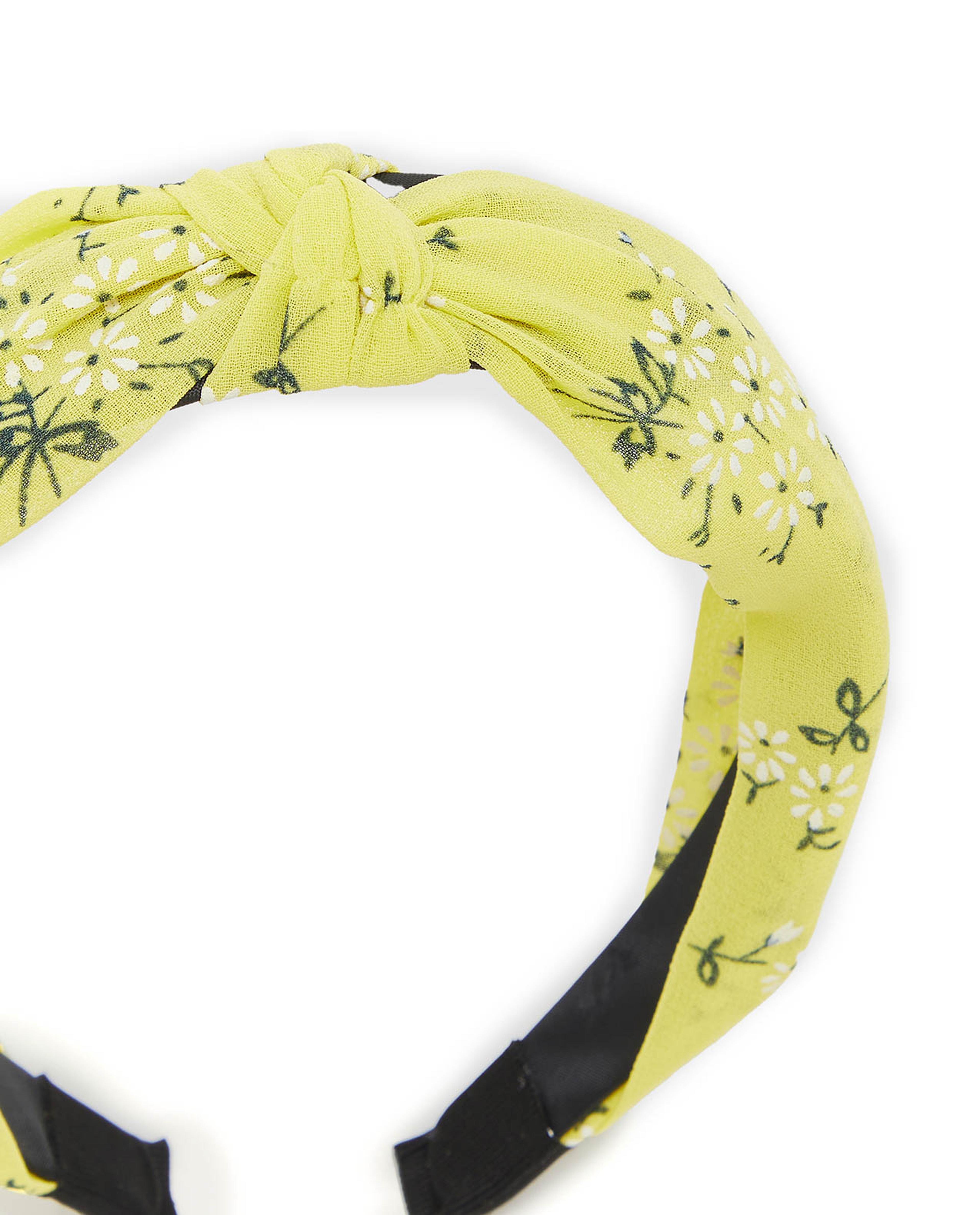 Knot Detailed Floral Printed Headband
