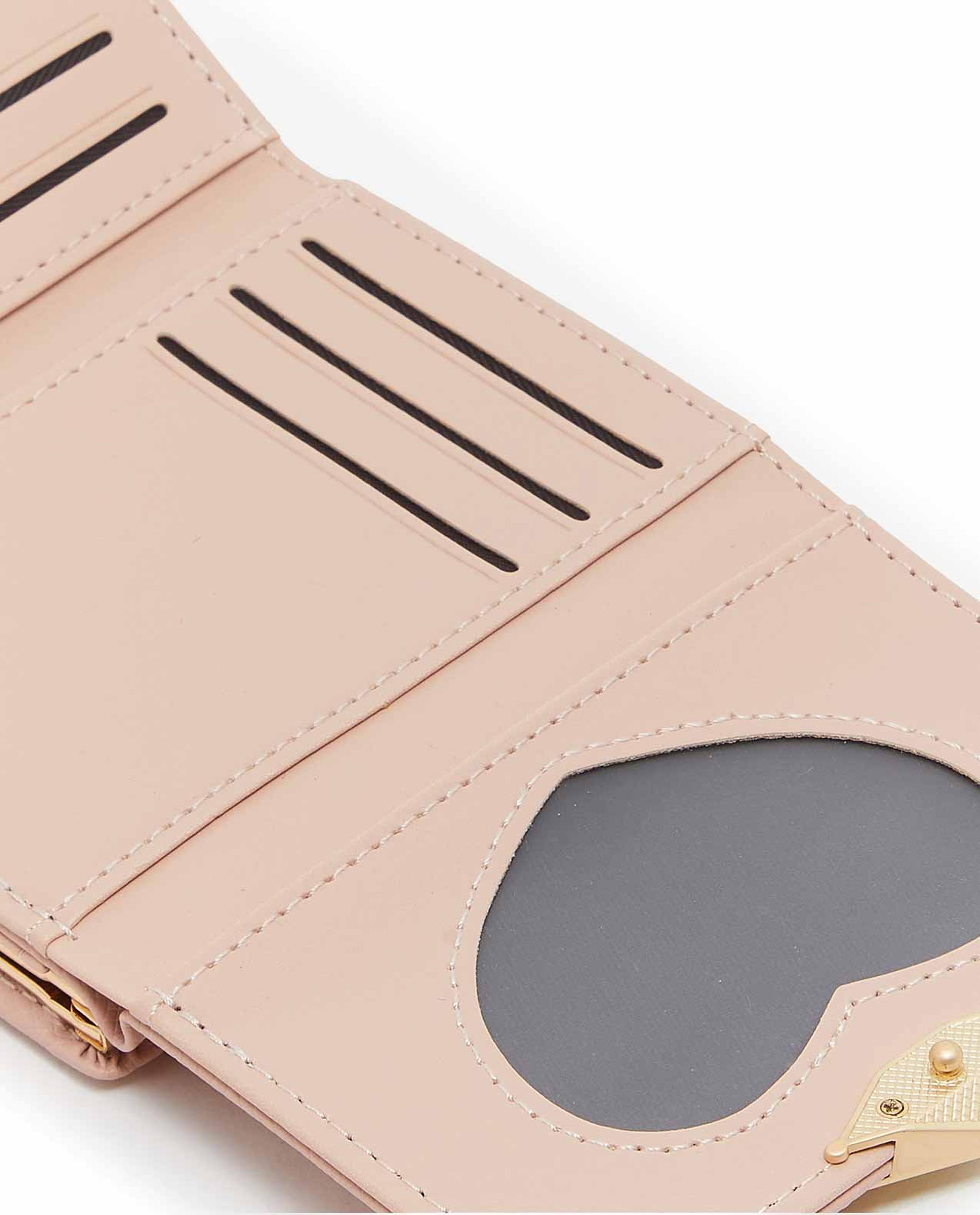 Textured Square Wallet