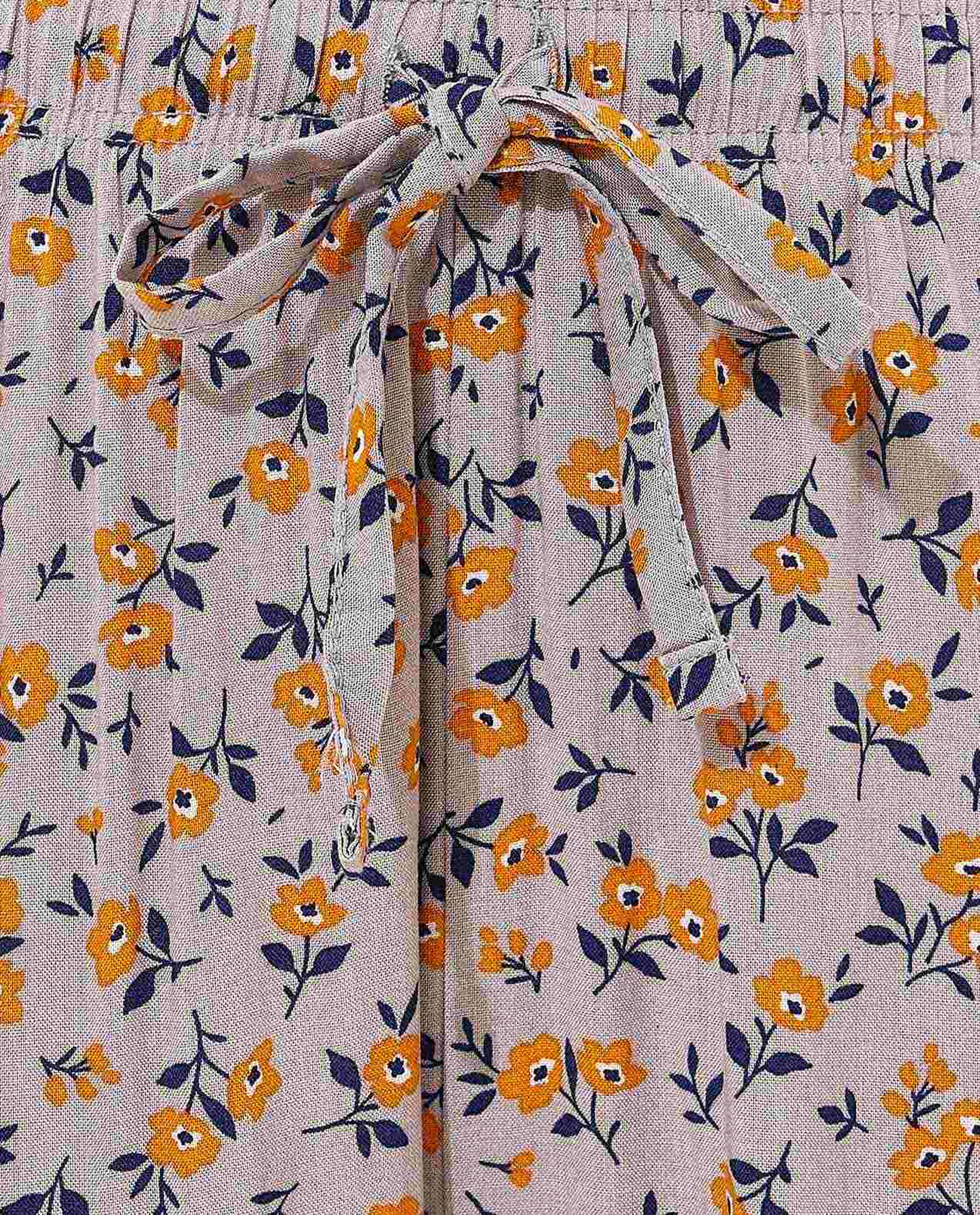 Printed Pyjama Pants with Drawstring Waist