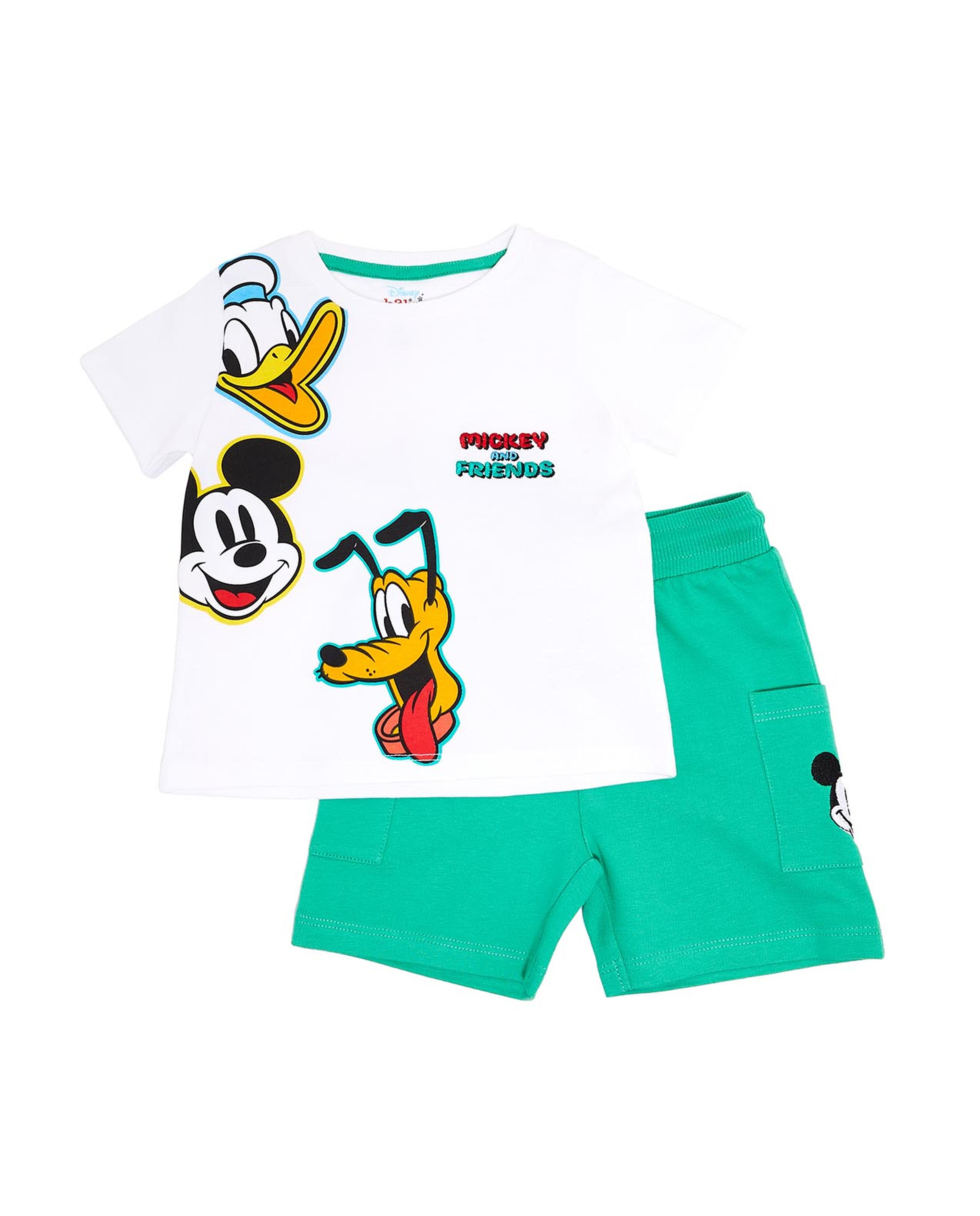 Mickey & Friends Printed Clothing Set