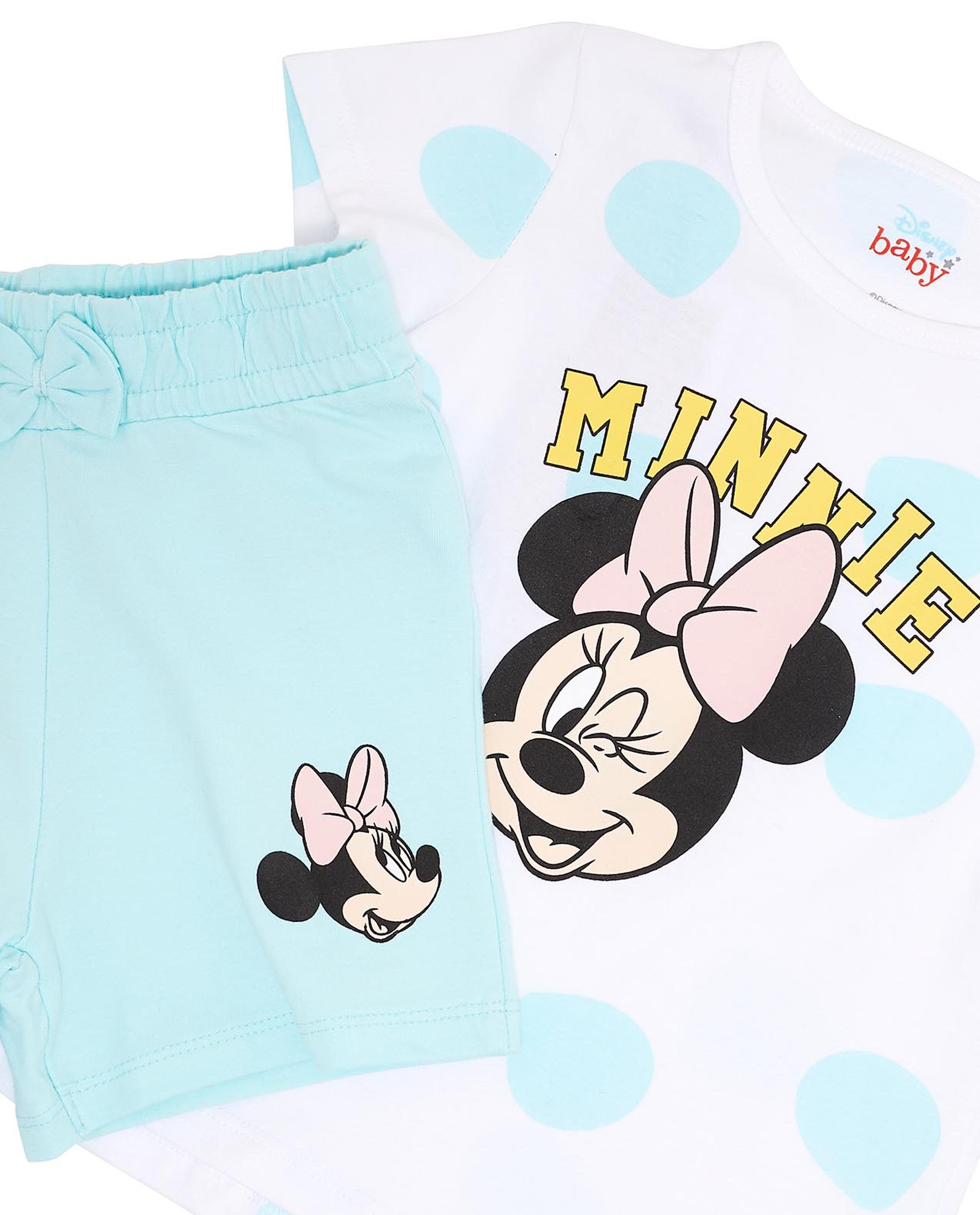 Minnie Mouse Printed Clothing Set