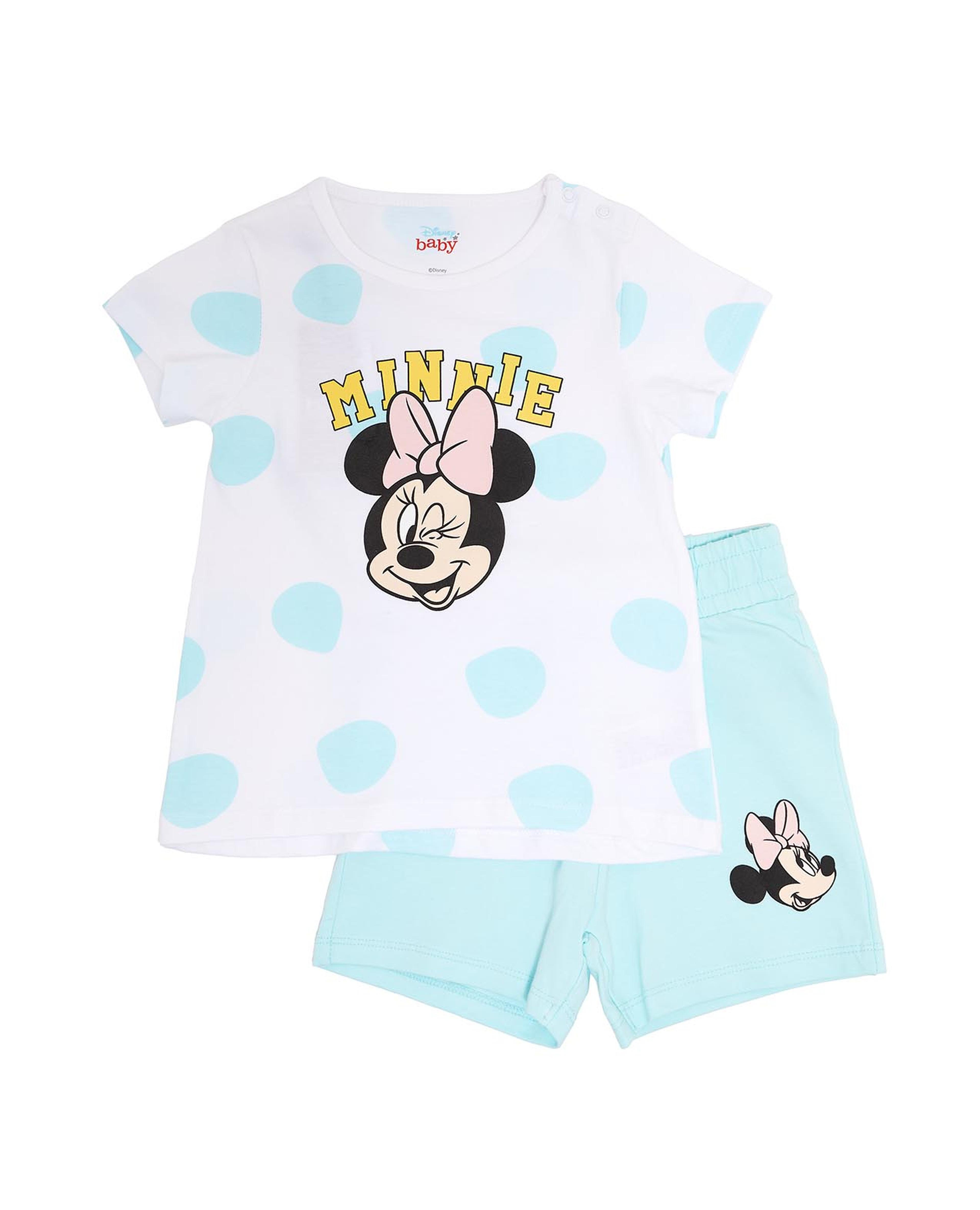 Minnie Mouse Printed Clothing Set