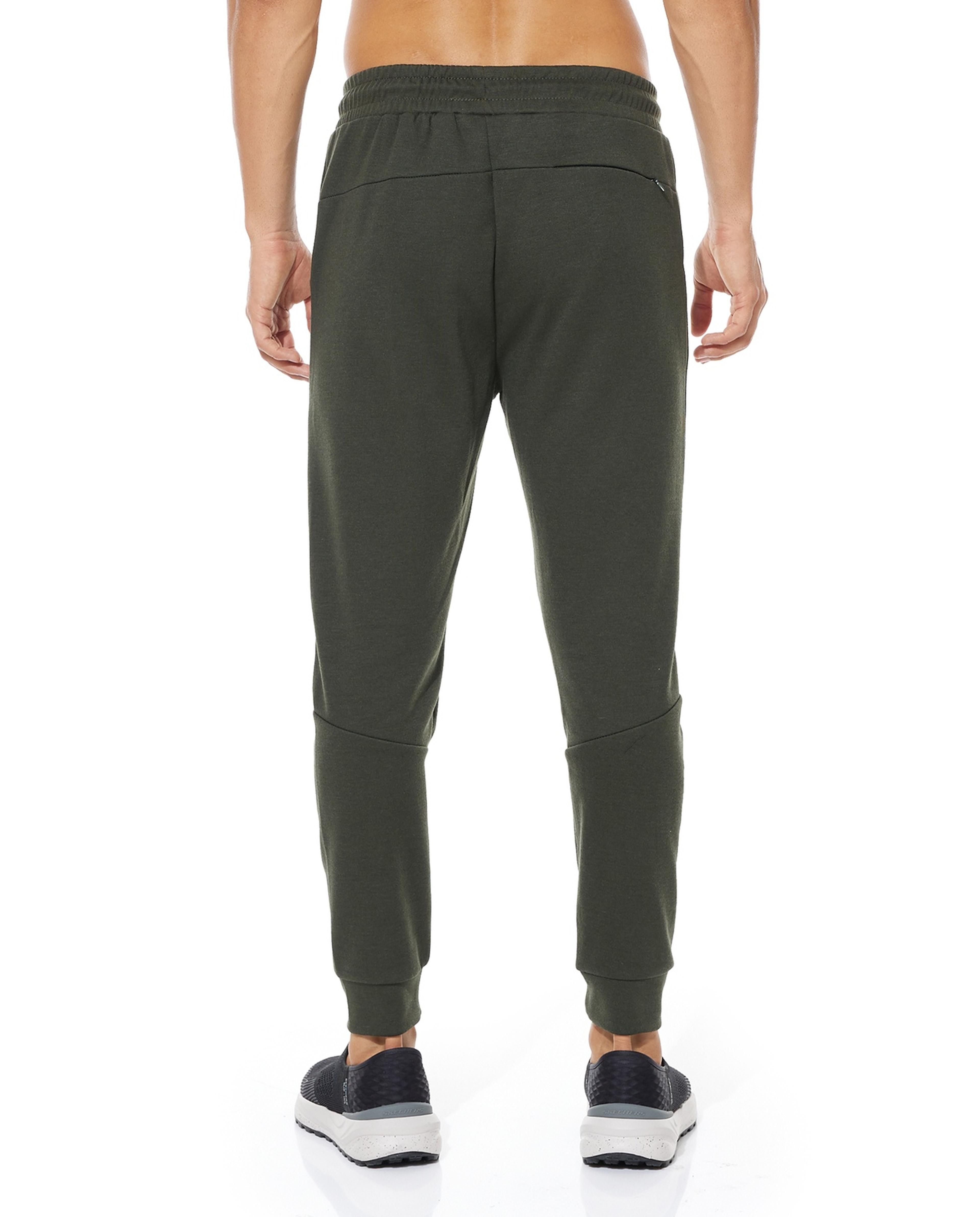 Solid Joggers with Drawstring Waist