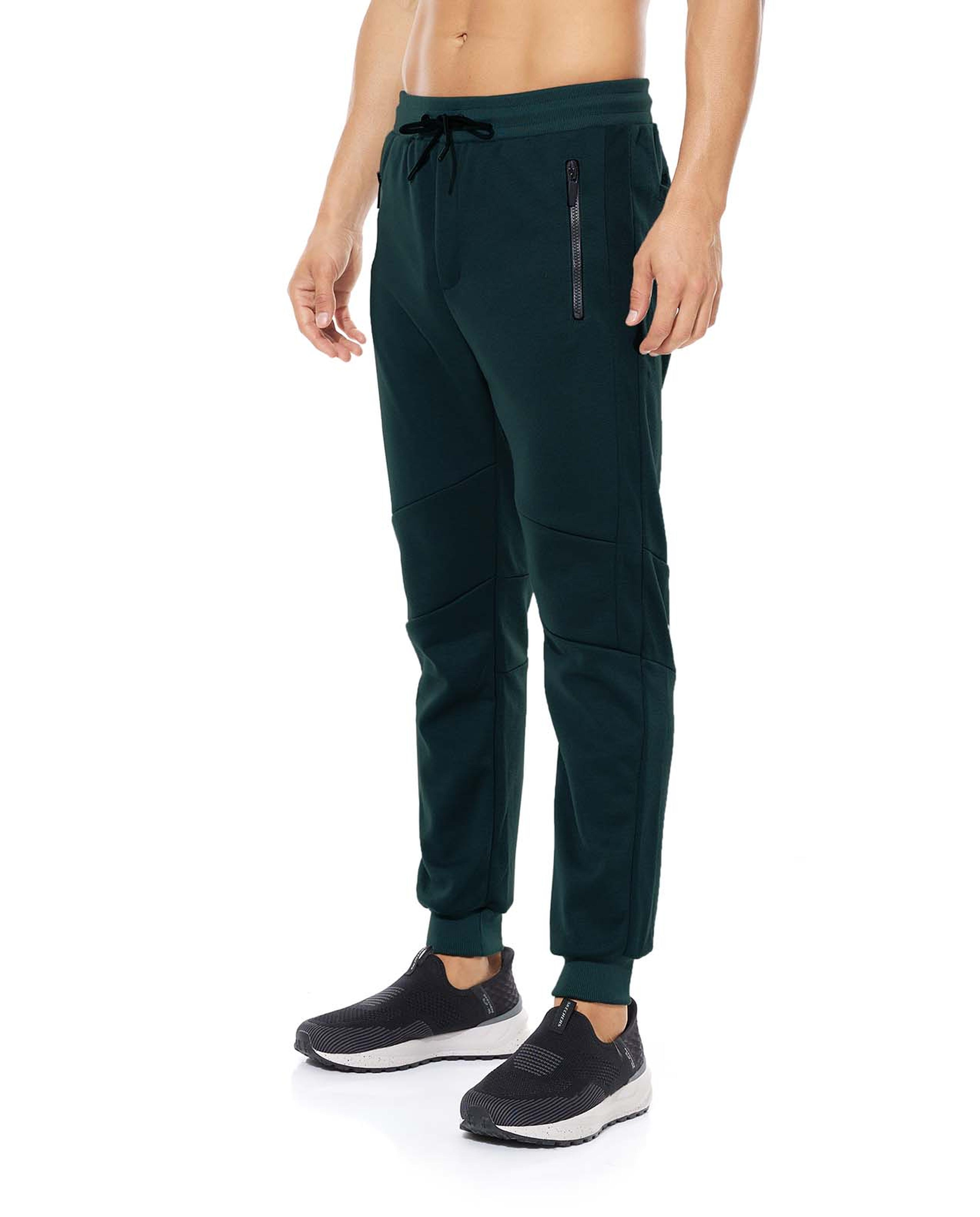 Solid Joggers with Drawstring Waist