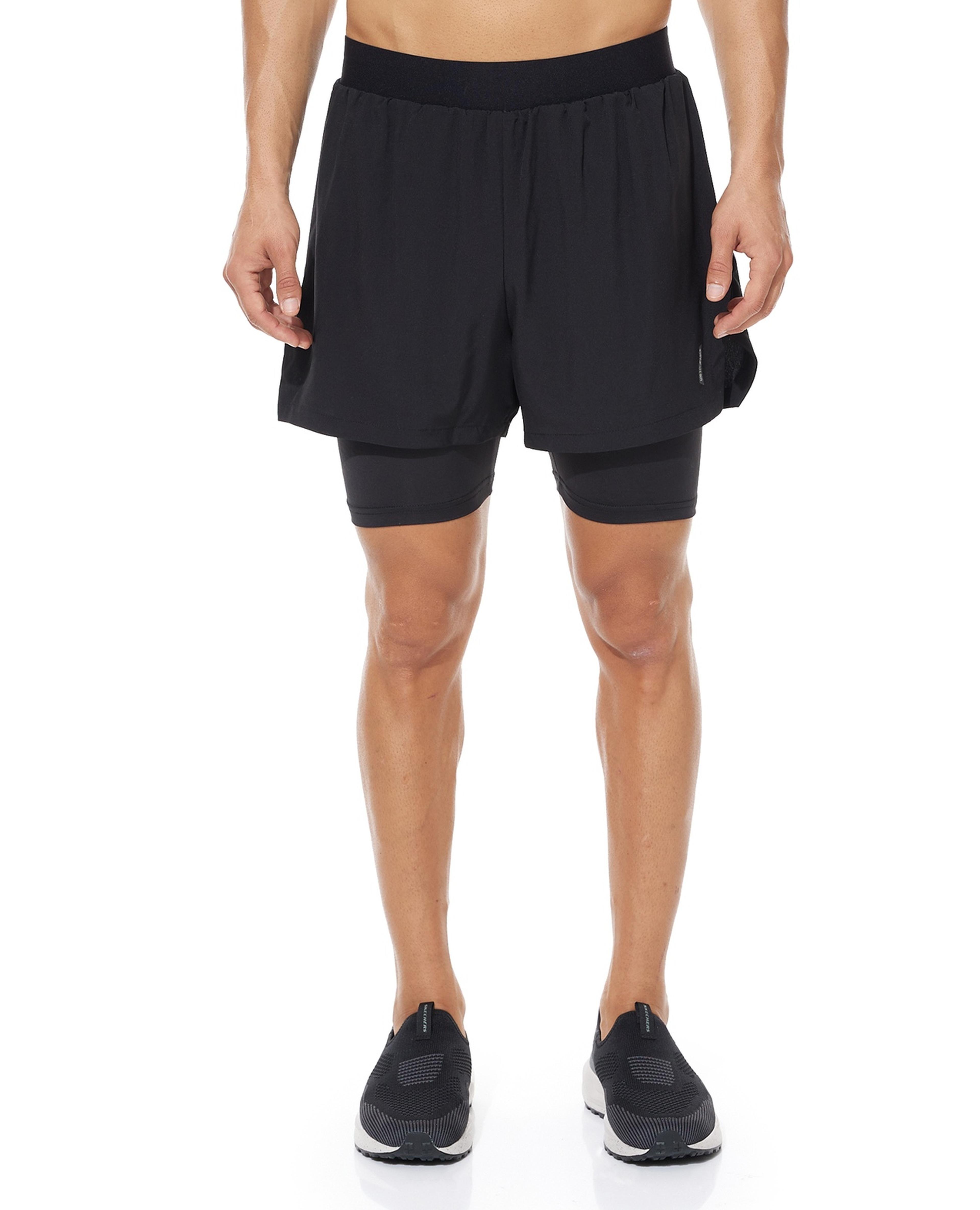 Solid Double Layer Active Shorts