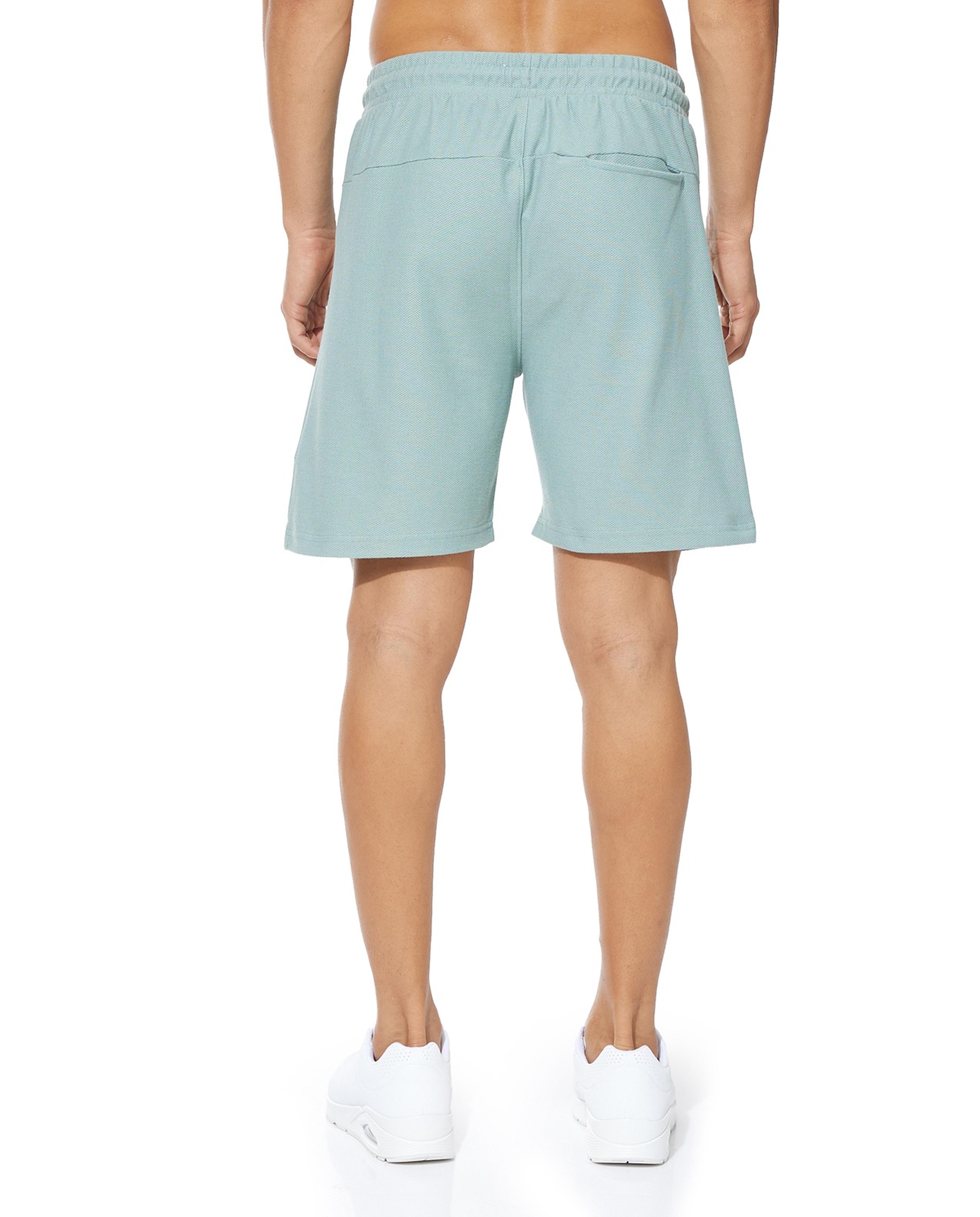 Solid Shorts with Drawstring Waist