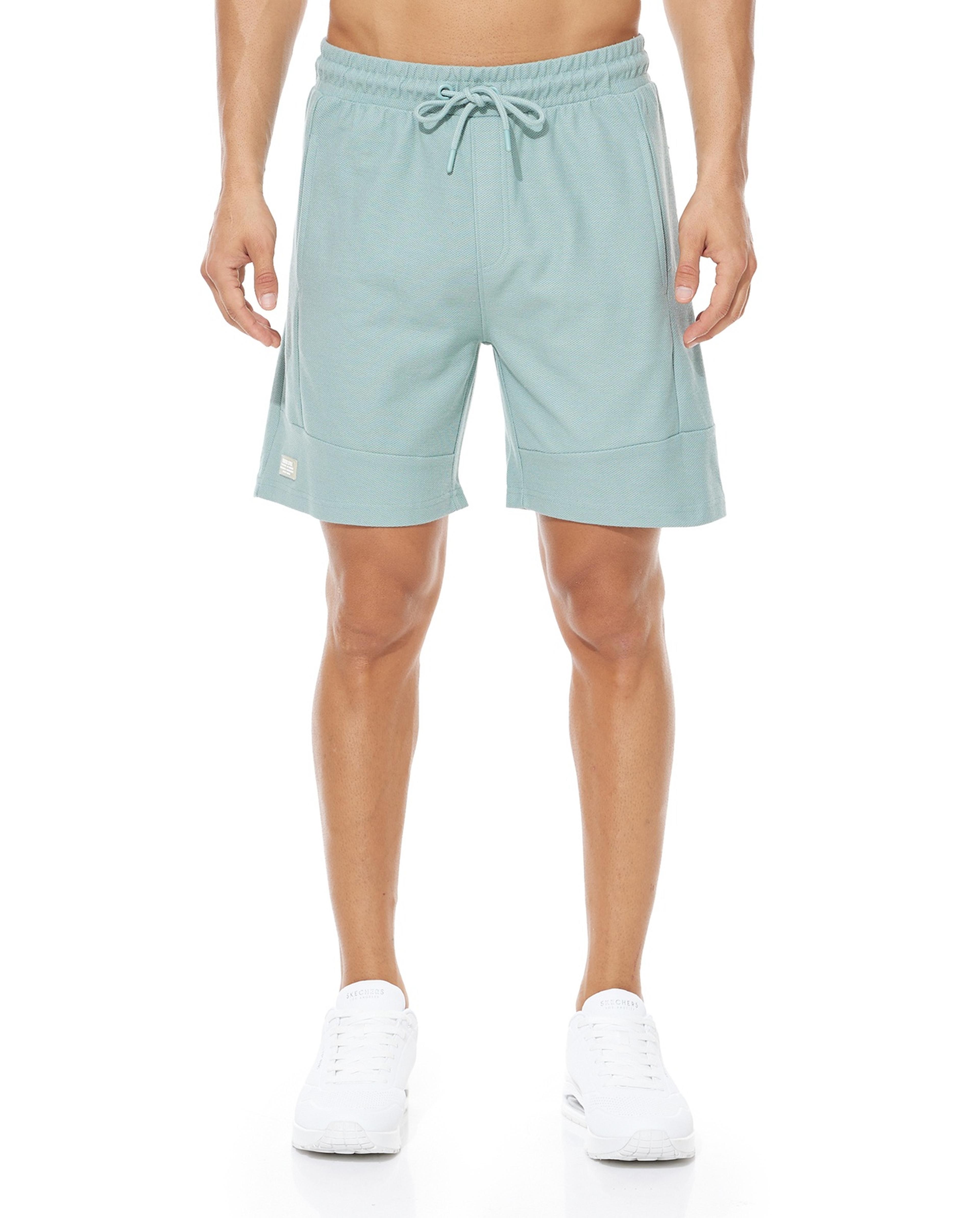 Solid Shorts with Drawstring Waist