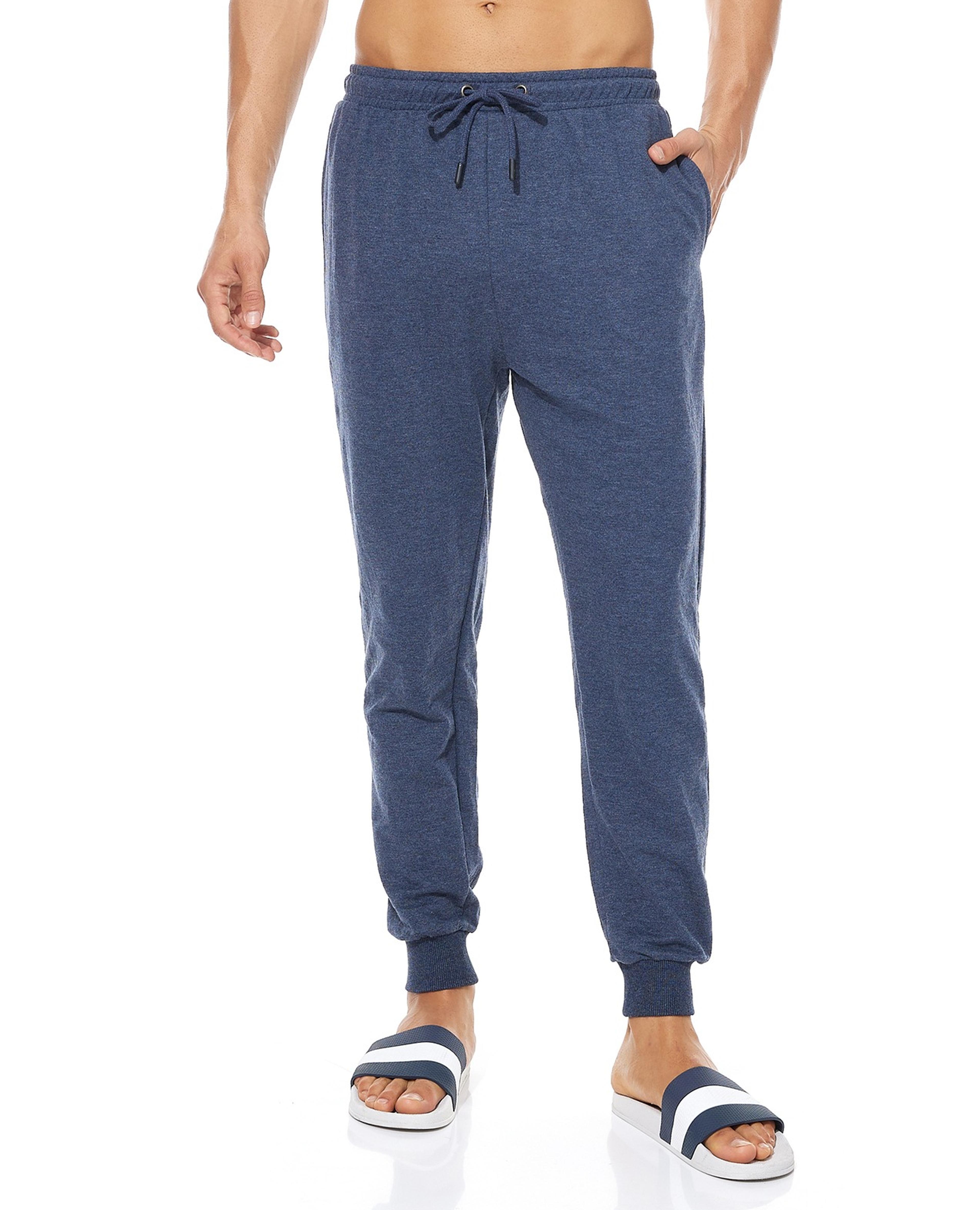 Solid Lounge Pants with Drawstring Waist