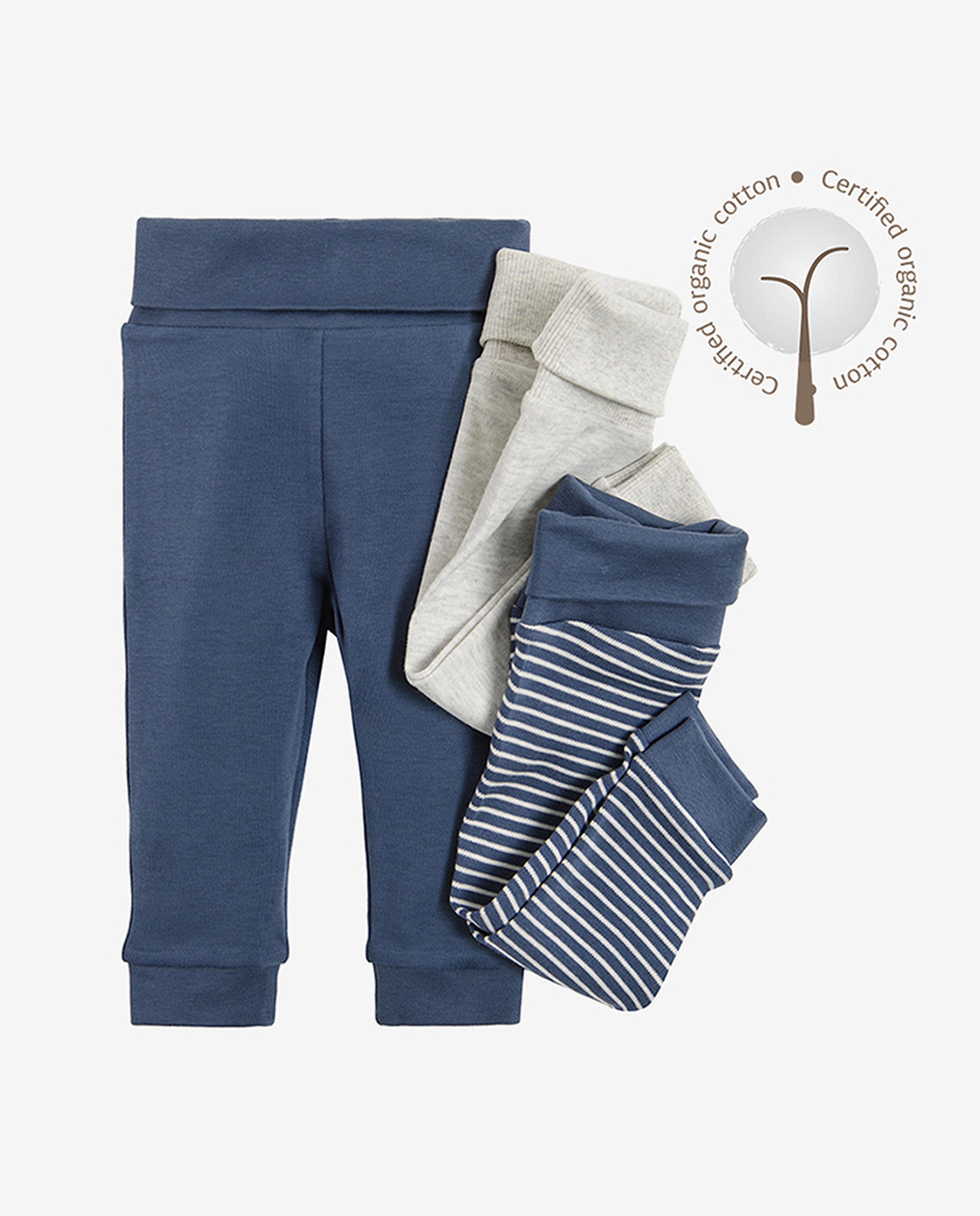 Cool Club Elasticated Waistband Half Sleepers Joggers Set 3 Pcs Multi