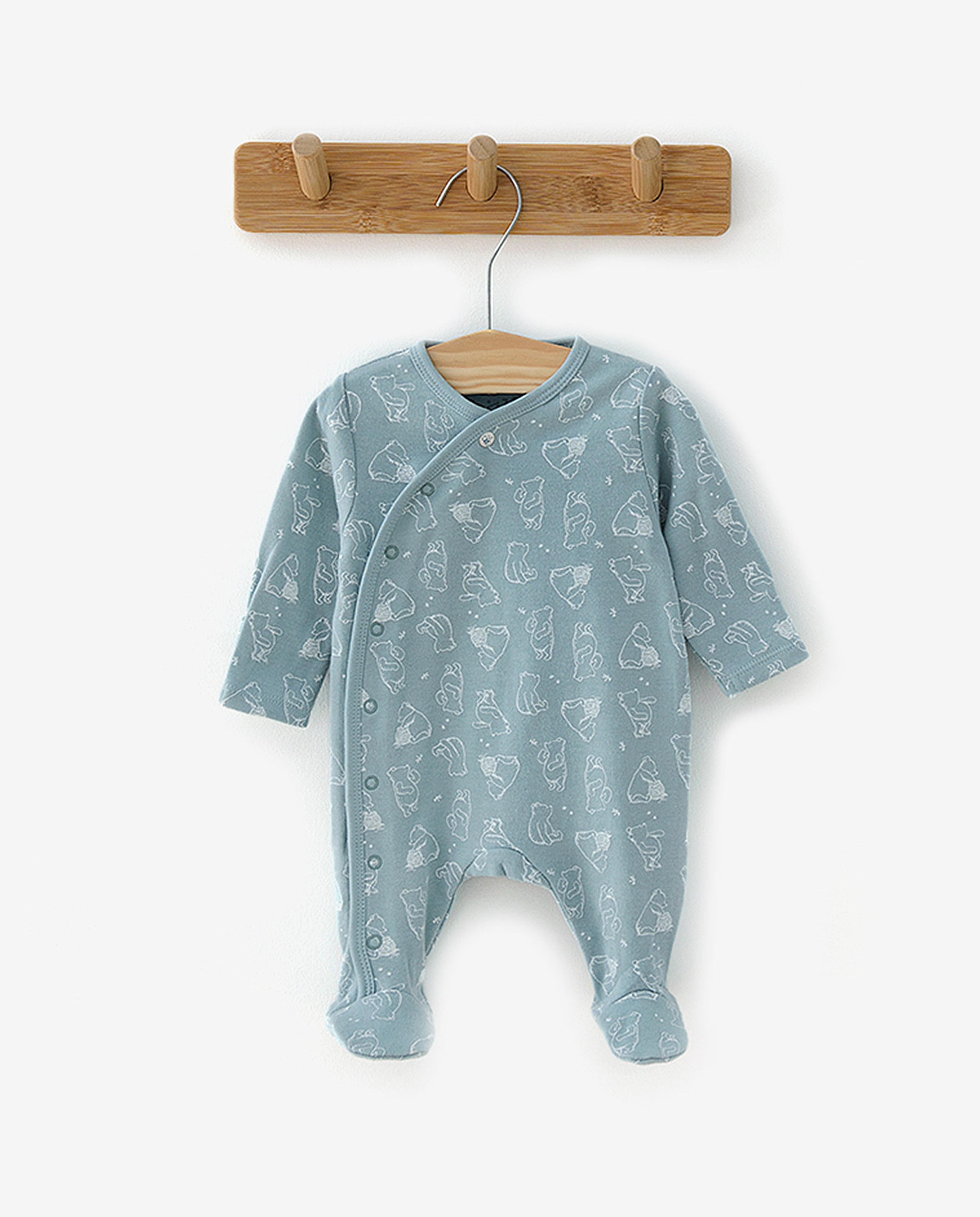 Long Sleeve Sleepsuit Pack Of 3
